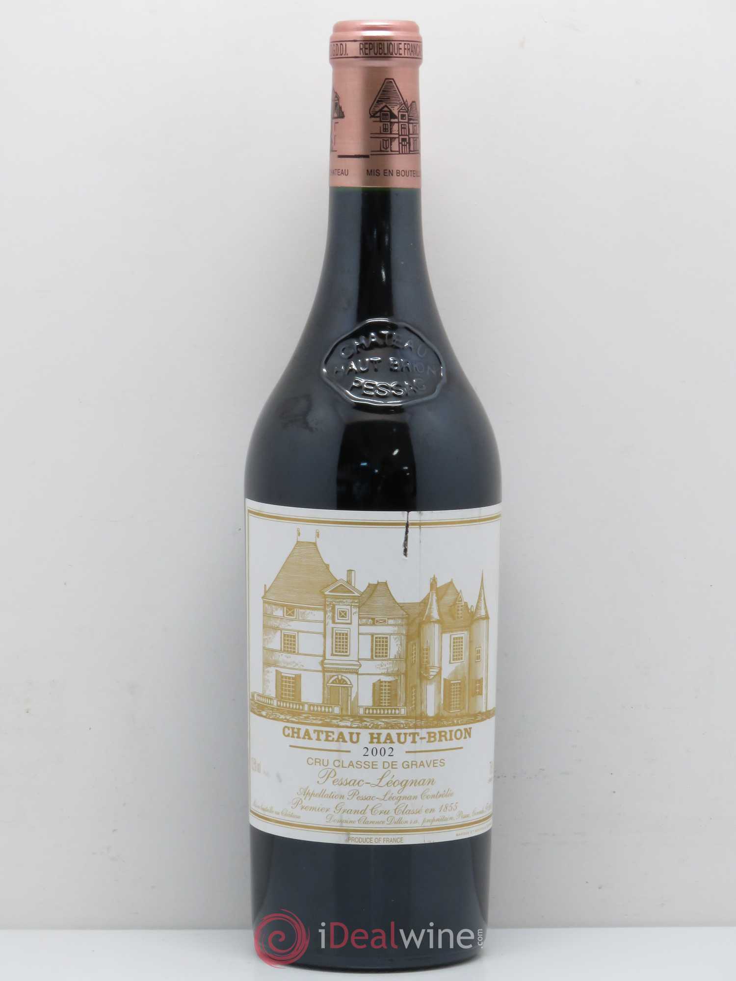 Château Haut Brion 1er Grand Cru Classé 2002 - Lot de 1 bouteille - 0