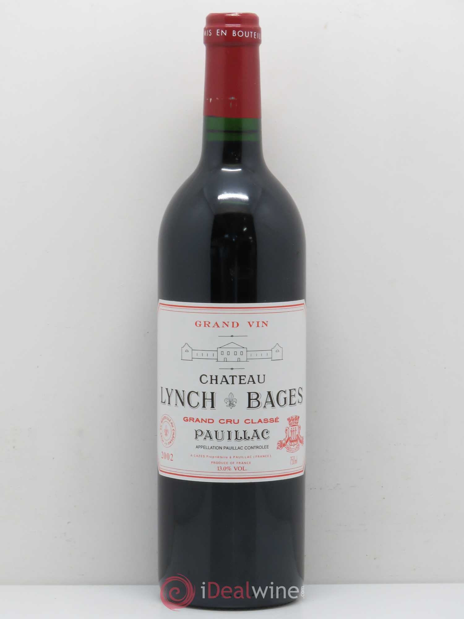 Château Lynch Bages 5ème Grand Cru Classé 2002 - Lot de 1 bouteille - 0