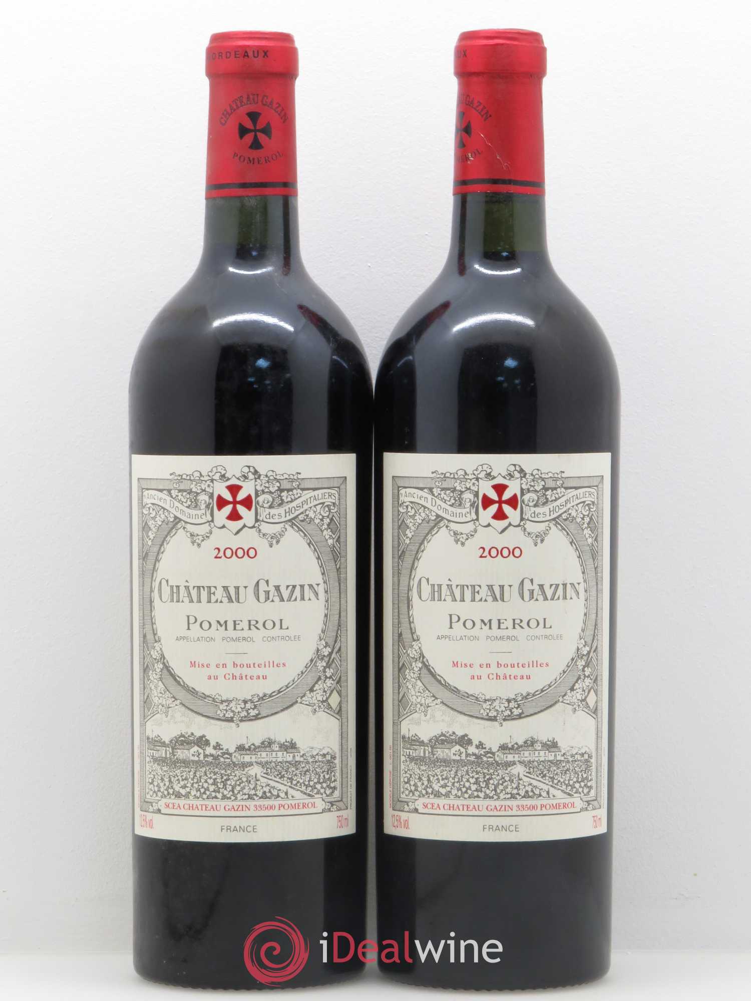 Château Gazin 2000 - Lot de 2 bouteilles - 0