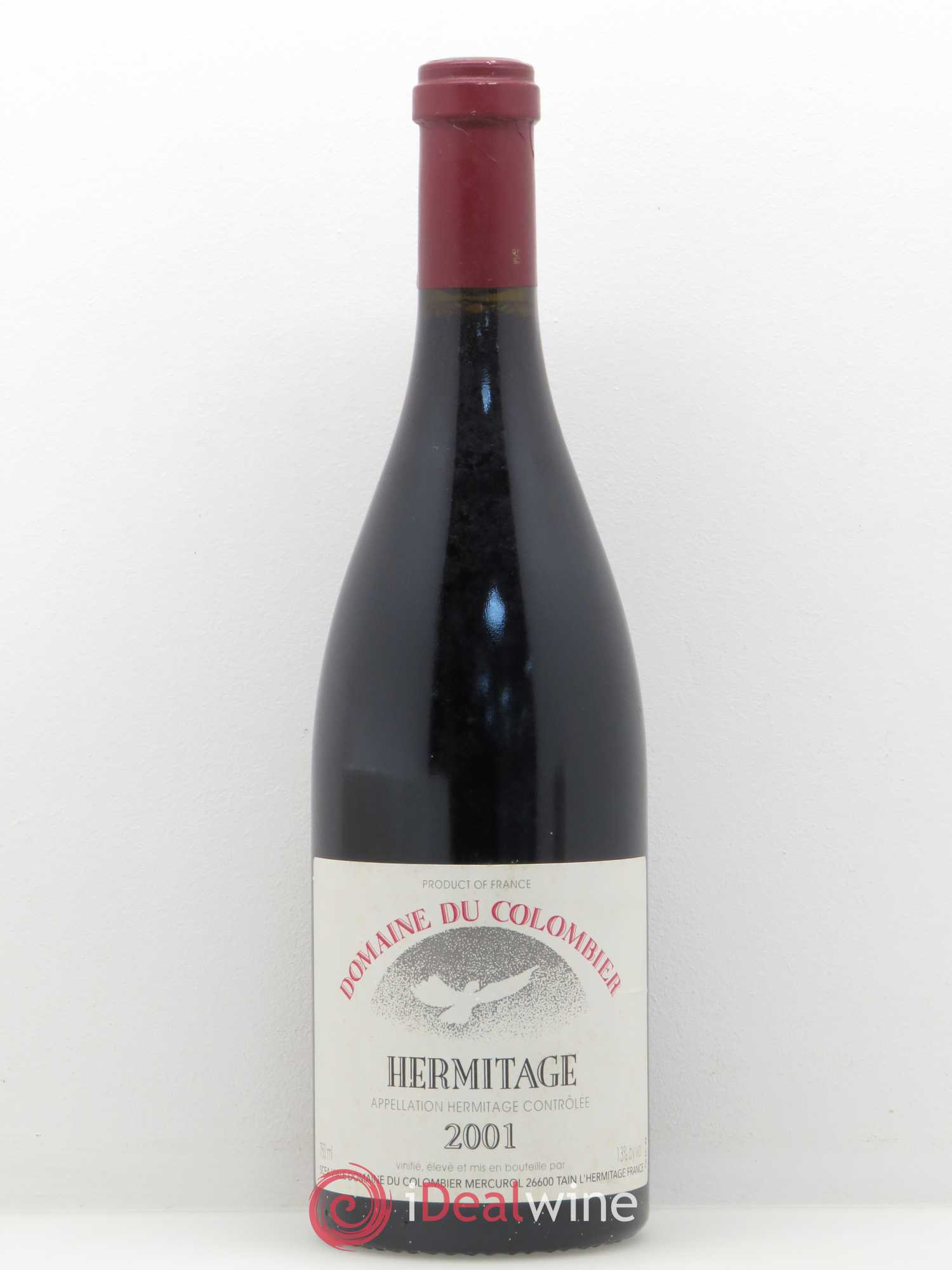 Hermitage Colombier (Domaine du) 2001 - Lot of 1 bottle - 0