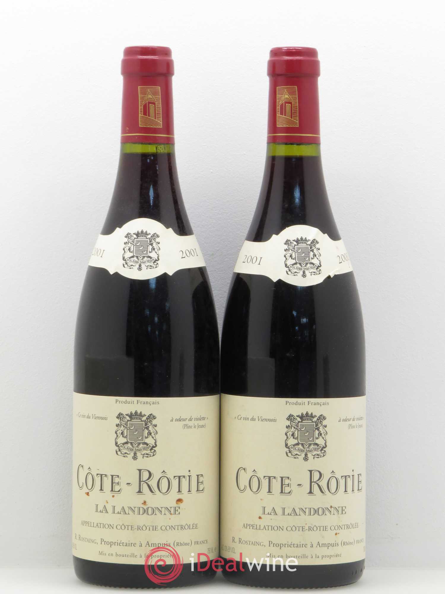 Côte-Rôtie La Landonne René Rostaing 2001 - Lot de 2 bouteilles - 0
