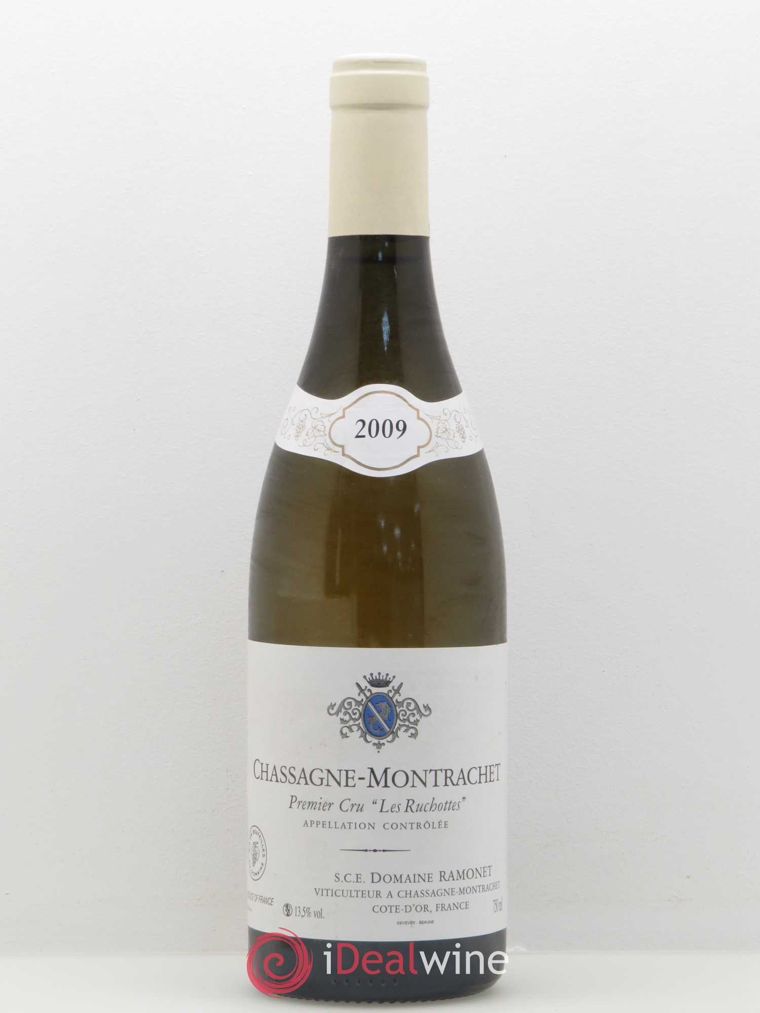Chassagne-Montrachet 1er Cru Les Ruchottes Ramonet (Domaine) 2009 - Lot de 1 bouteille - 0
