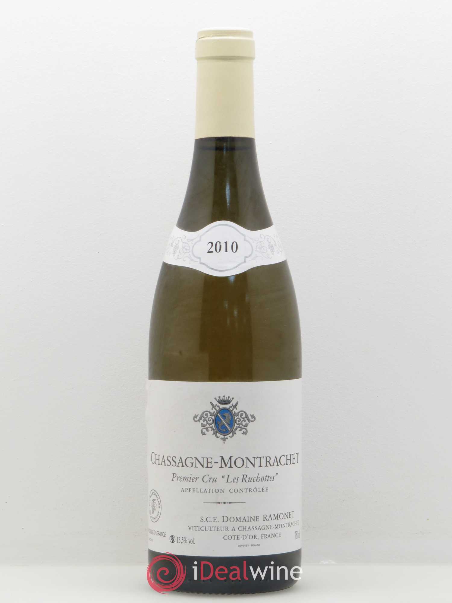 Chassagne-Montrachet 1er Cru Les Ruchottes Ramonet (Domaine) 2010 - Lot de 1 bouteille - 0