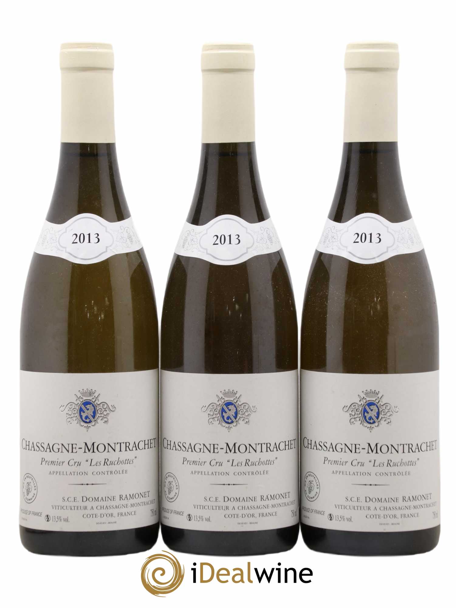 Chassagne-Montrachet 1er Cru Les Ruchottes Ramonet (Domaine) 2013 - Lot de 3 bouteilles - 0