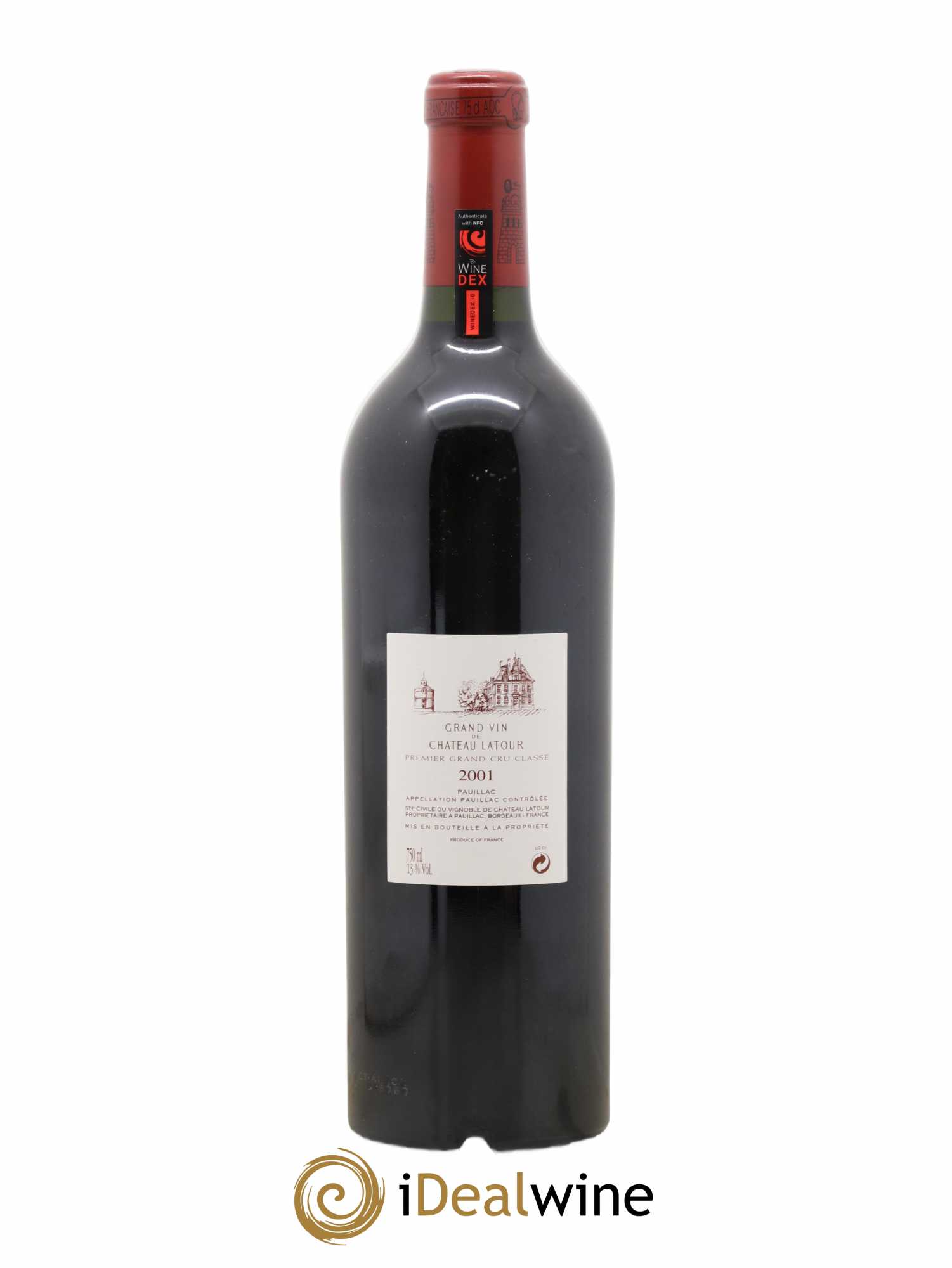 Château Latour 1er Grand Cru Classé 2001 - Lot de 1 bouteille - 1