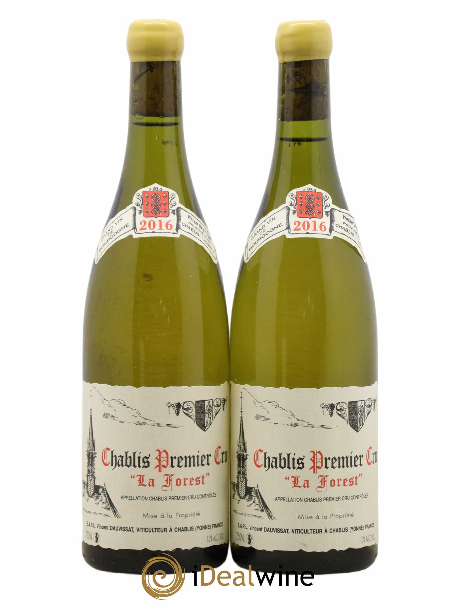 Chablis 1er Cru La Forest Vincent Dauvissat (Domaine) 2016 - Lot de 2 bouteilles - 0
