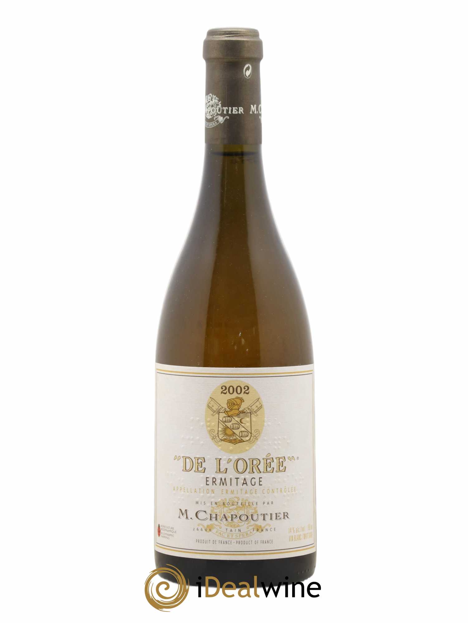 Hermitage Ermitage de l'Orée Chapoutier 2002 - Lot de 1 bouteille - 0