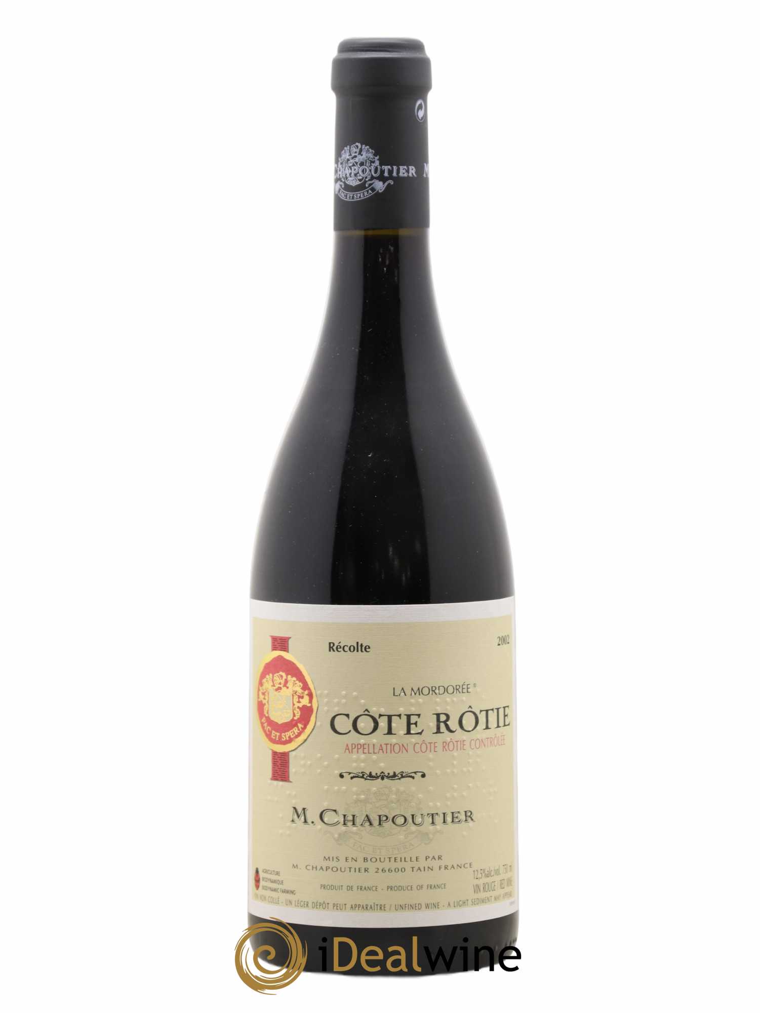 Côte-Rôtie La Mordorée Chapoutier 2002 - Lot de 1 bouteille - 0