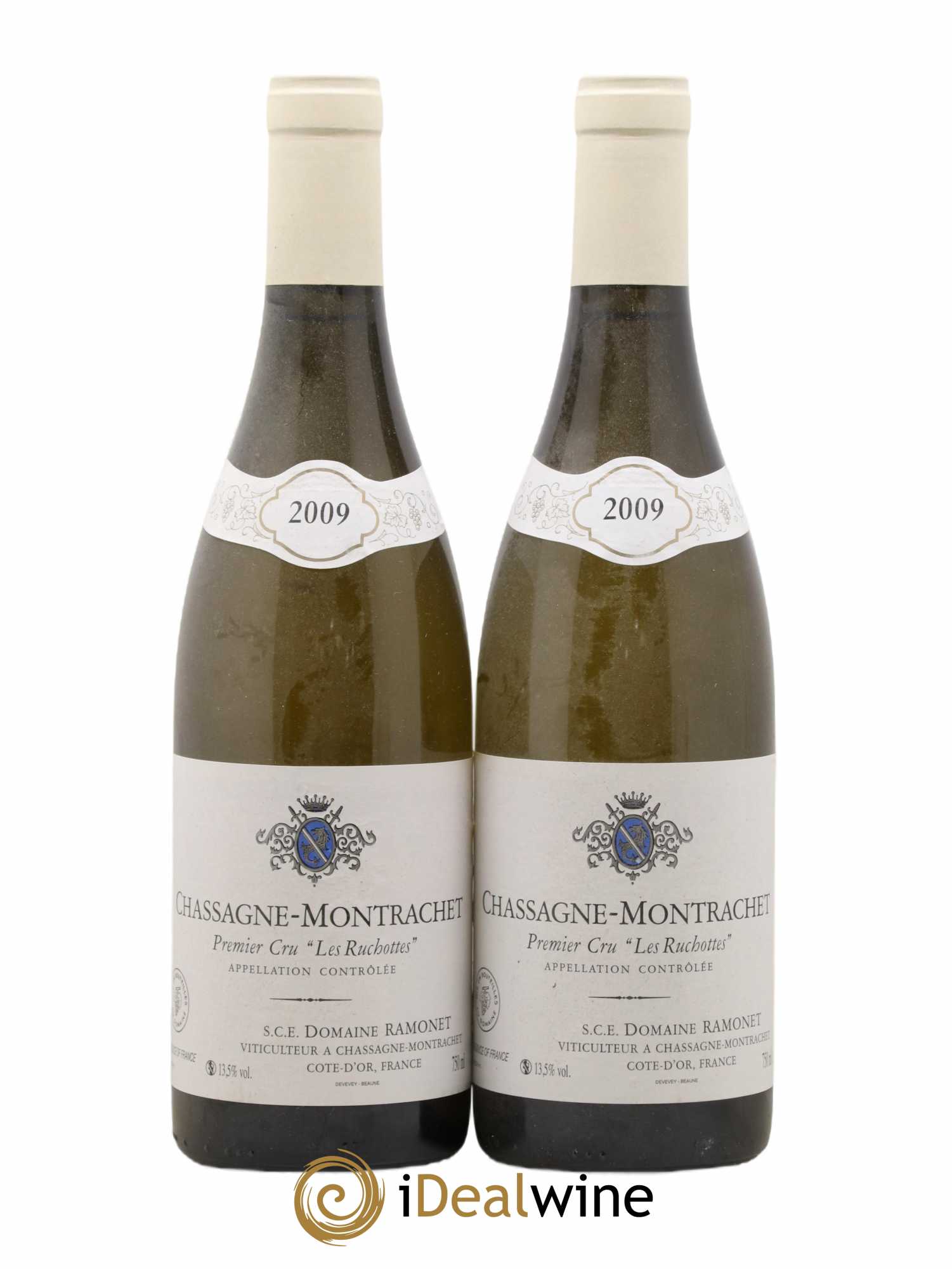 Chassagne-Montrachet 1er Cru Les Ruchottes Ramonet (Domaine) 2009 - Lot de 2 bouteilles - 0