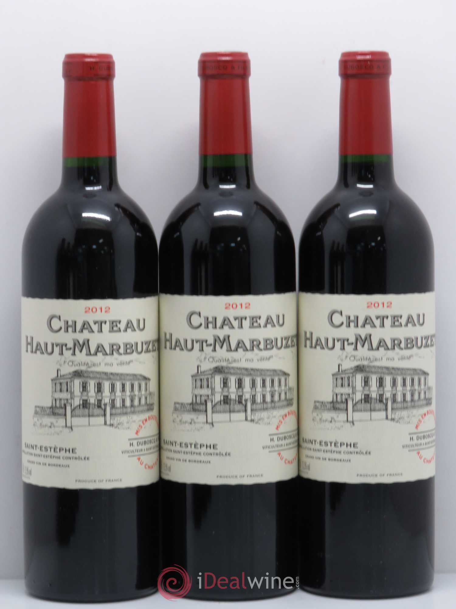 Château Haut Marbuzet 2012 - Lot de 12 bouteilles - 1
