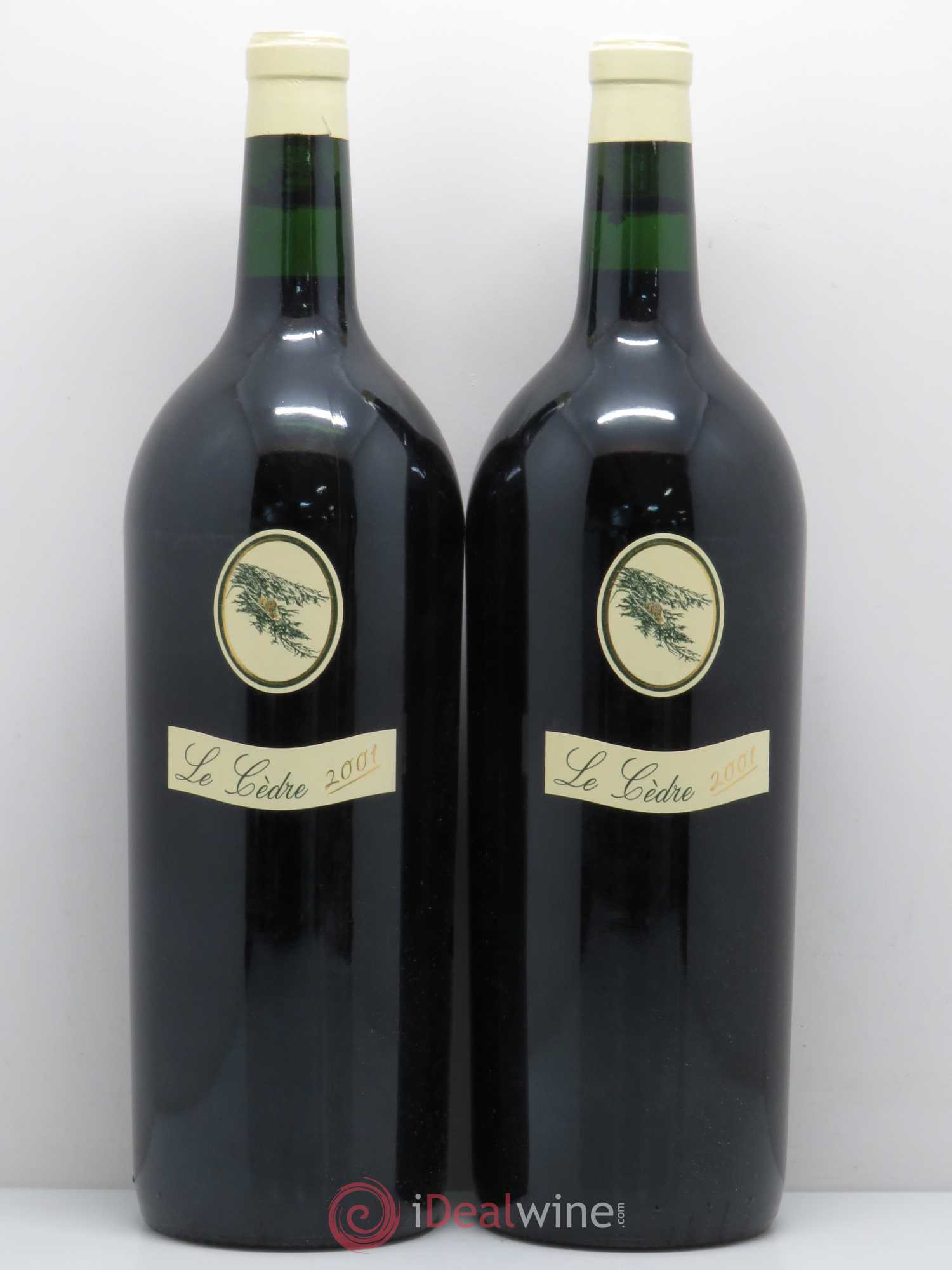 Cahors Château du Cèdre Pascal et Jean-Marc Verhaeghe 2001 - Lot de 2 magnums - 0