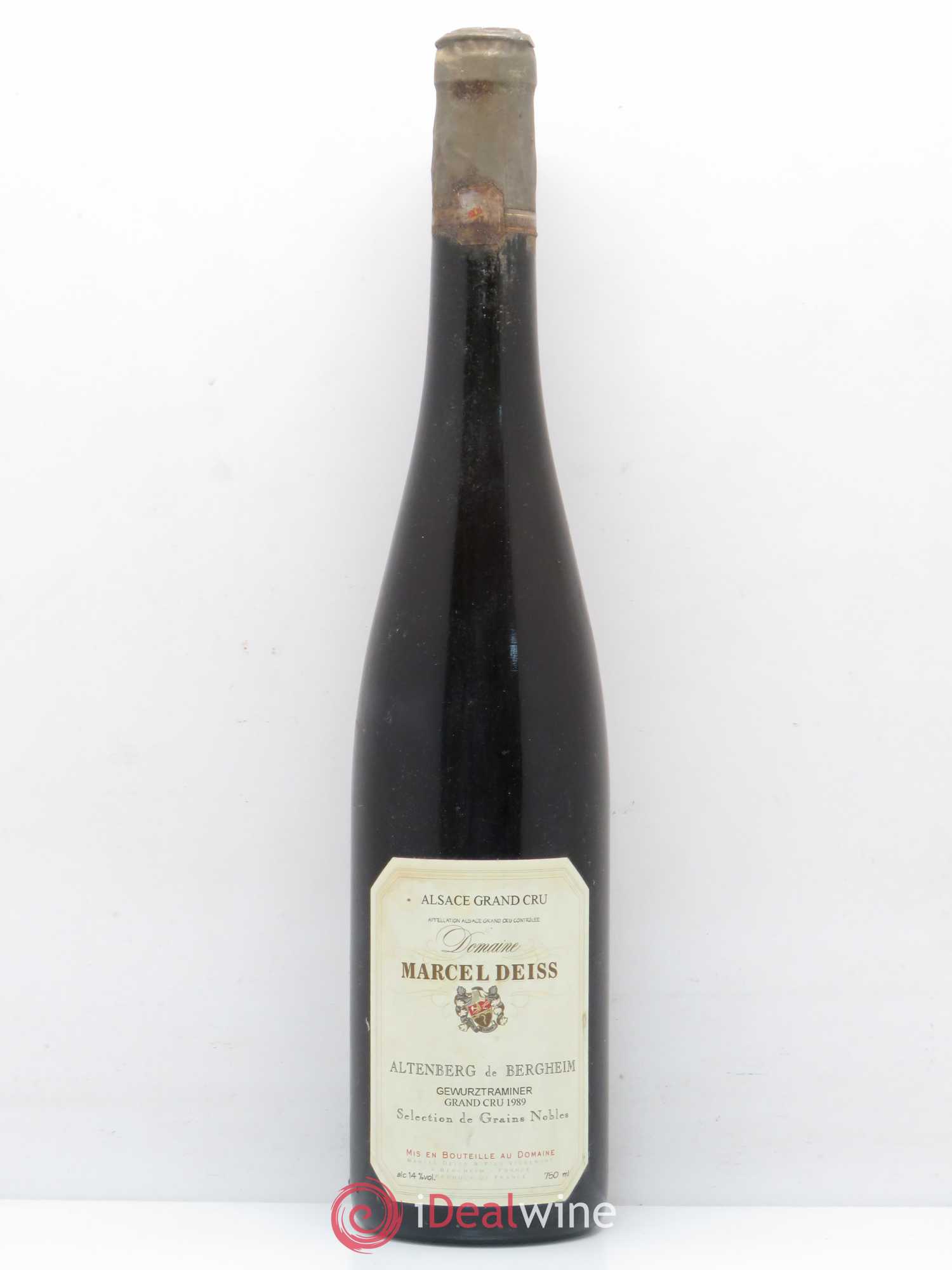 Alsace Gewurztraminer Sélection de Grains Nobles Grand Cru Altenberg de Bergheim Marcel Deiss (Domaine) (sans prix de réserve) 1989 - Lot de 1 bouteille - 0