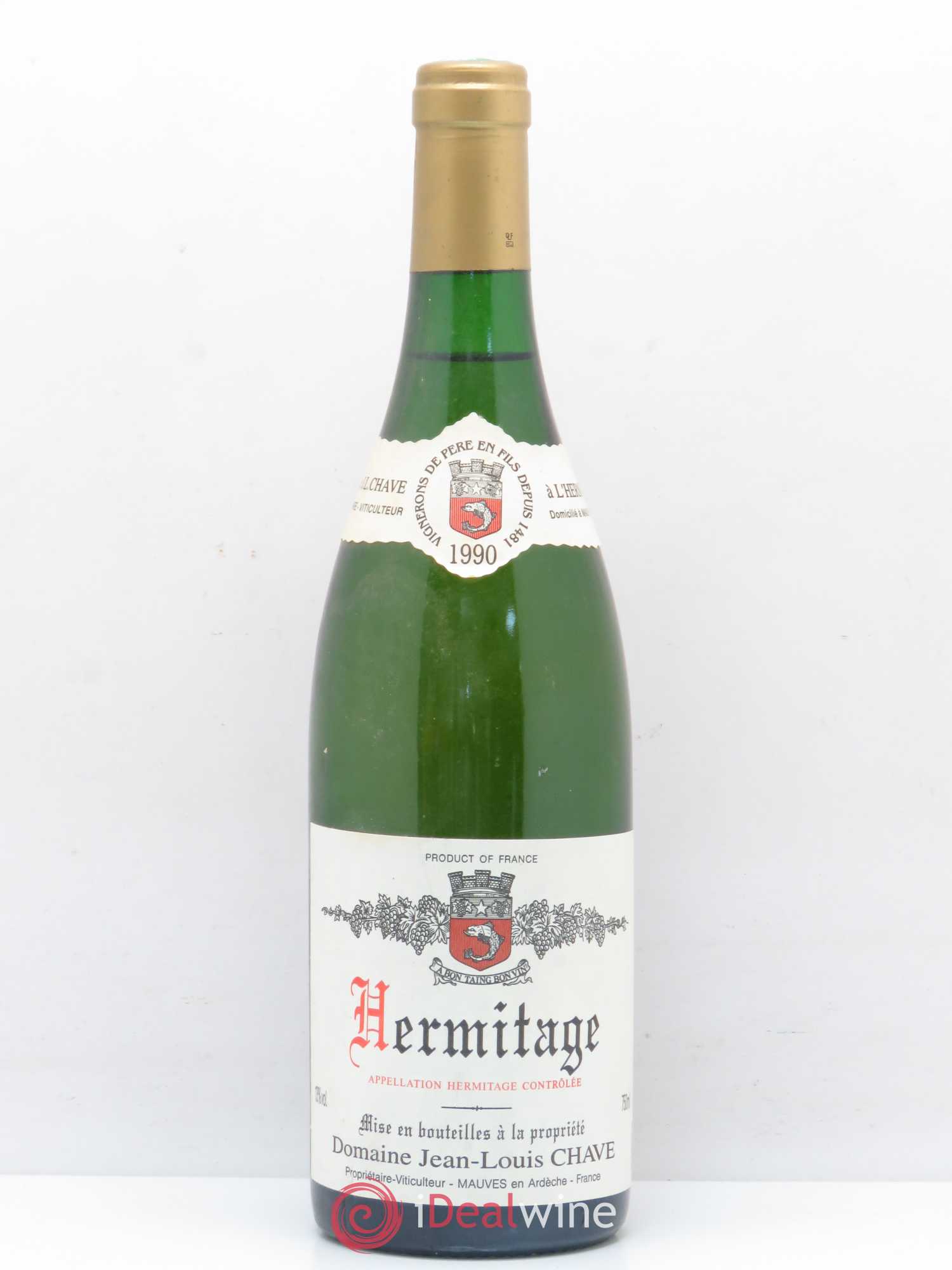 Hermitage Jean-Louis Chave 1990 - Lot de 1 bouteille - 0