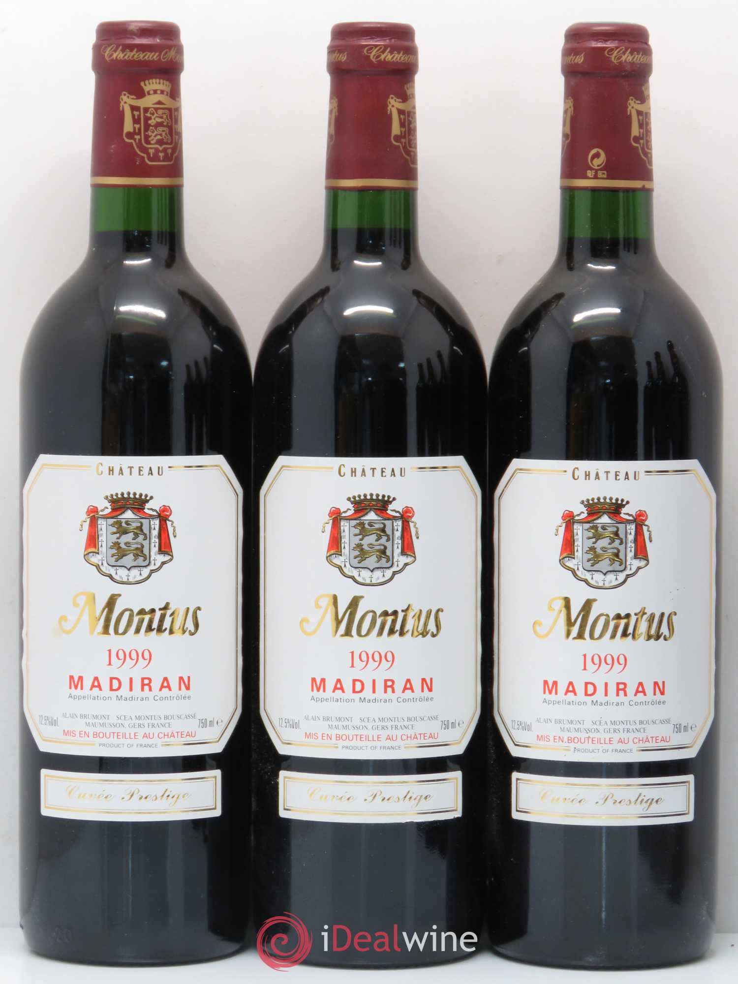 Madiran Château Montus-Prestige Alain Brumont 1999 - Lot de 6 bouteilles - 1