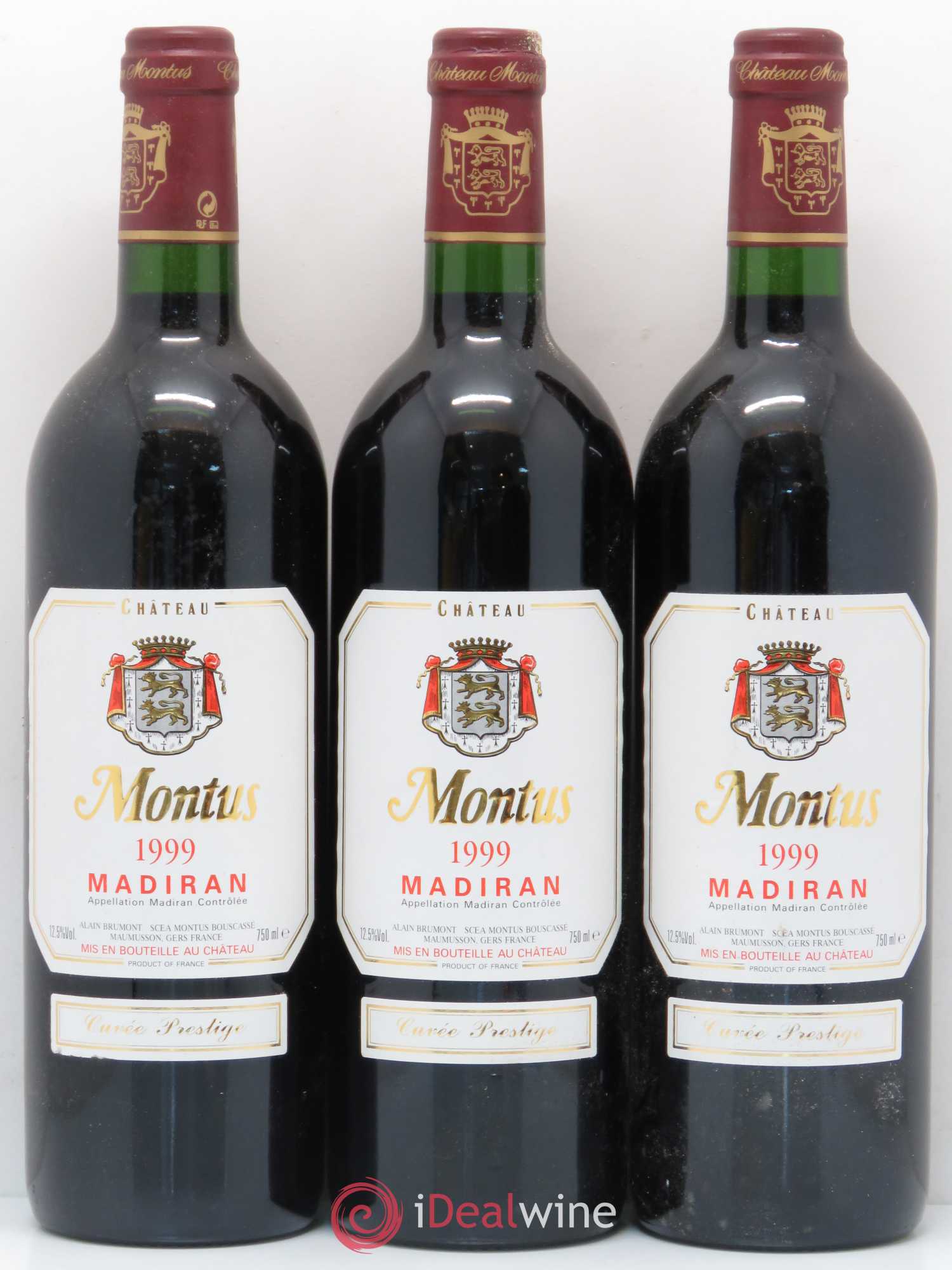 Madiran Château Montus-Prestige Alain Brumont 1999 - Lot de 6 bouteilles - 2