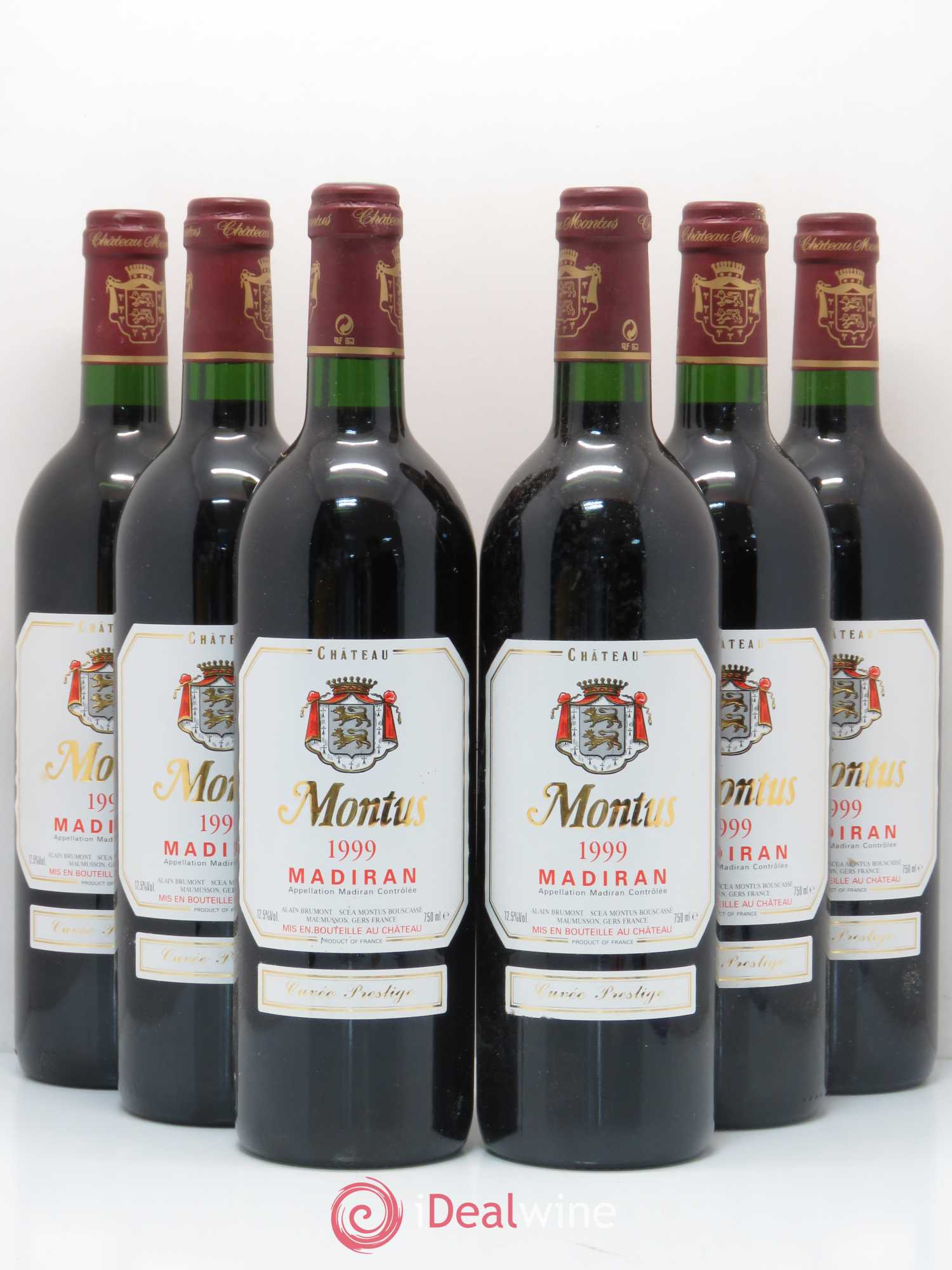 Madiran Château Montus-Prestige Alain Brumont 1999 - Lot de 6 bouteilles - 0