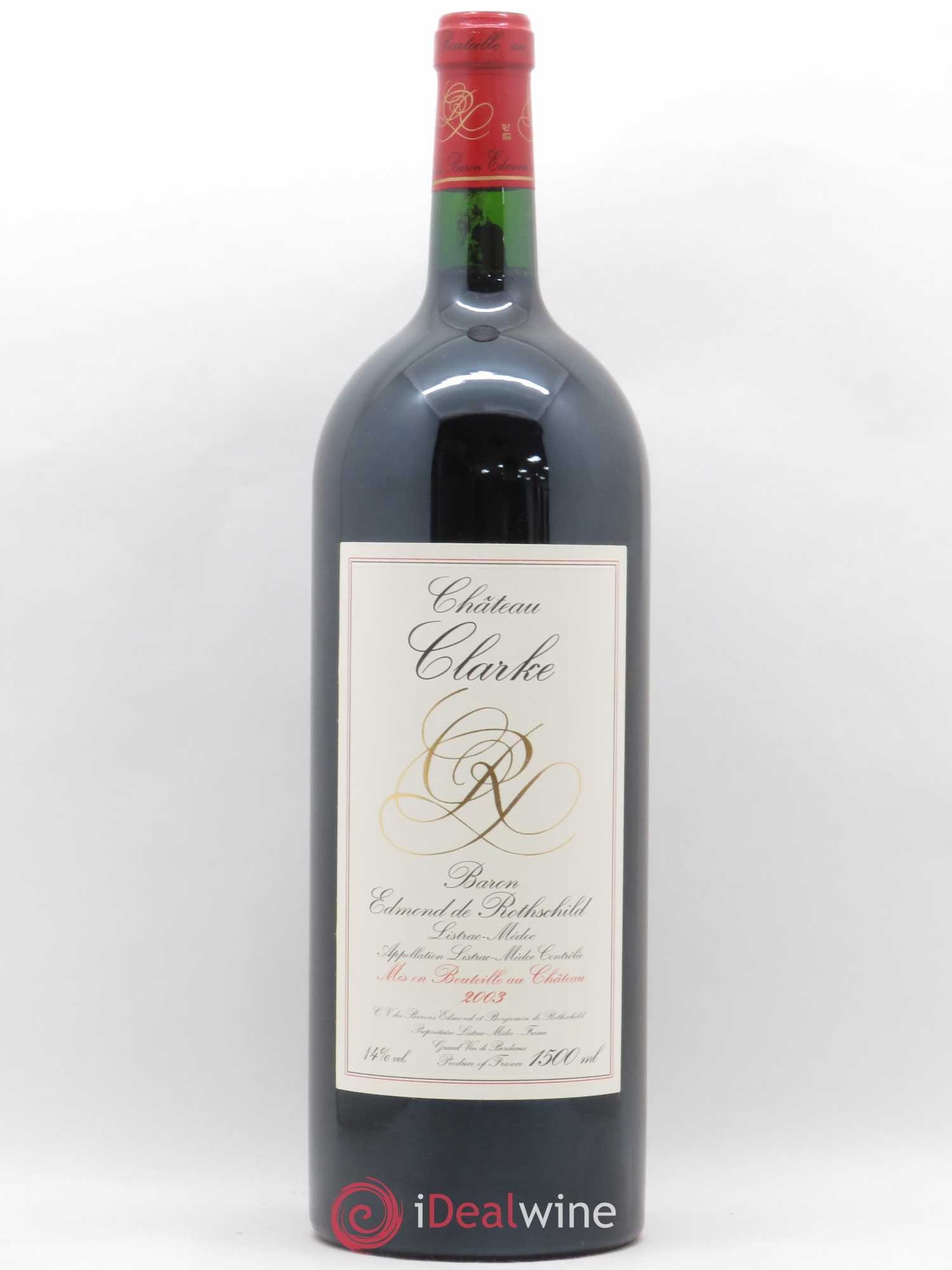 Château Clarke 2003 - Lot de 1 magnum - 0