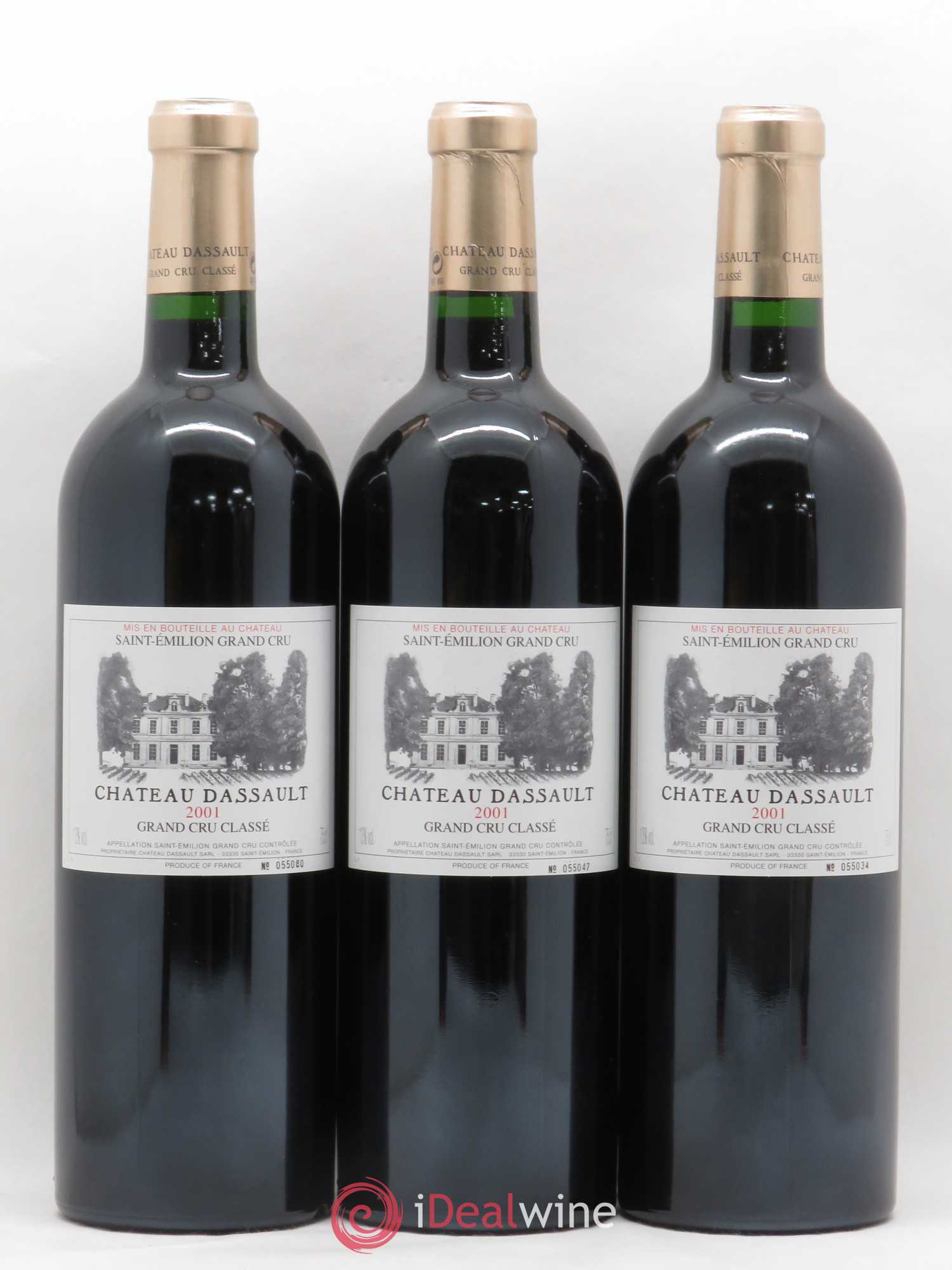 Château Dassault Grand Cru Classé 2001 - Lot de 6 bouteilles - 1