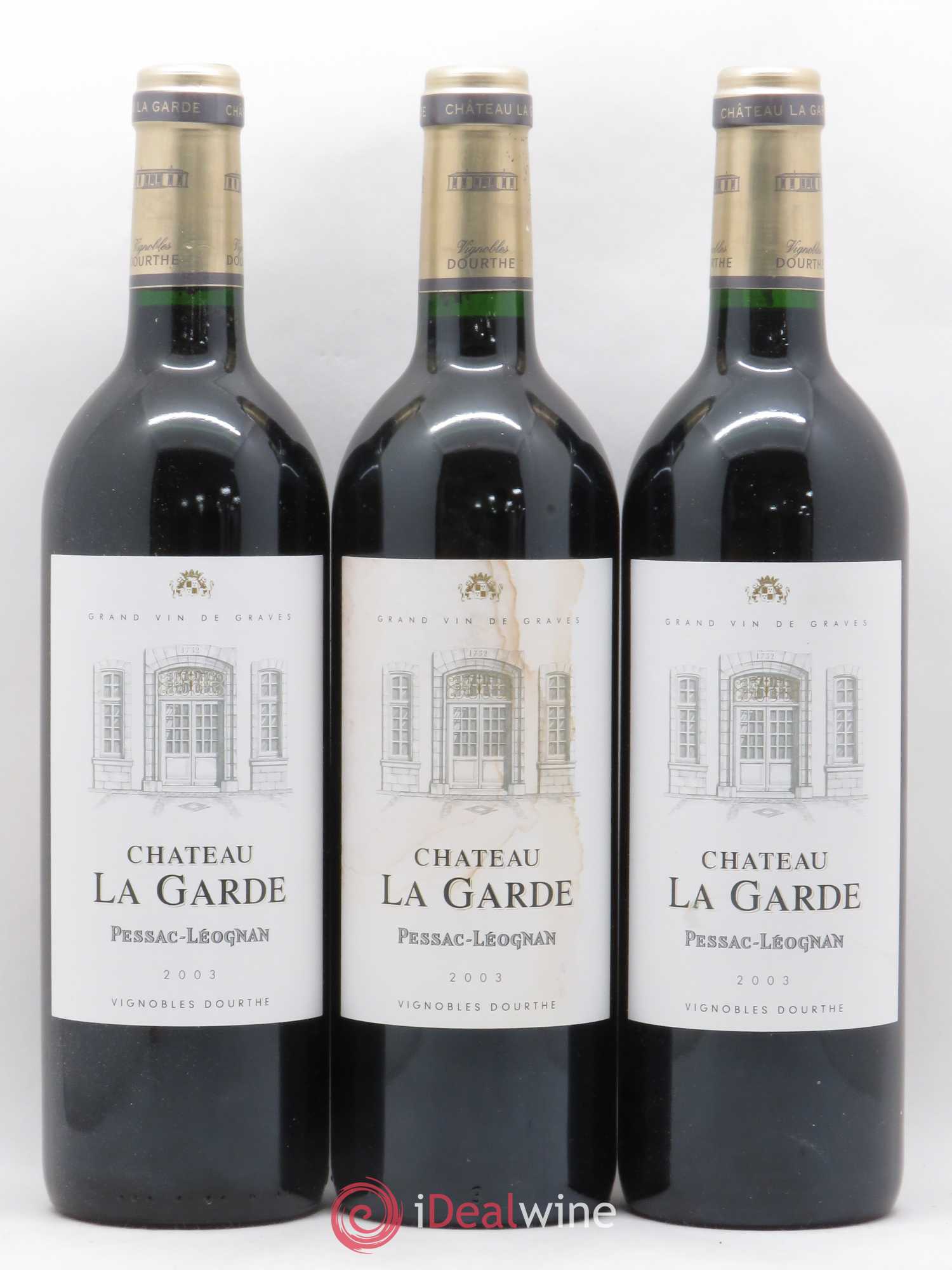 Château la Garde 2003 - Lot de 6 bouteilles - 1