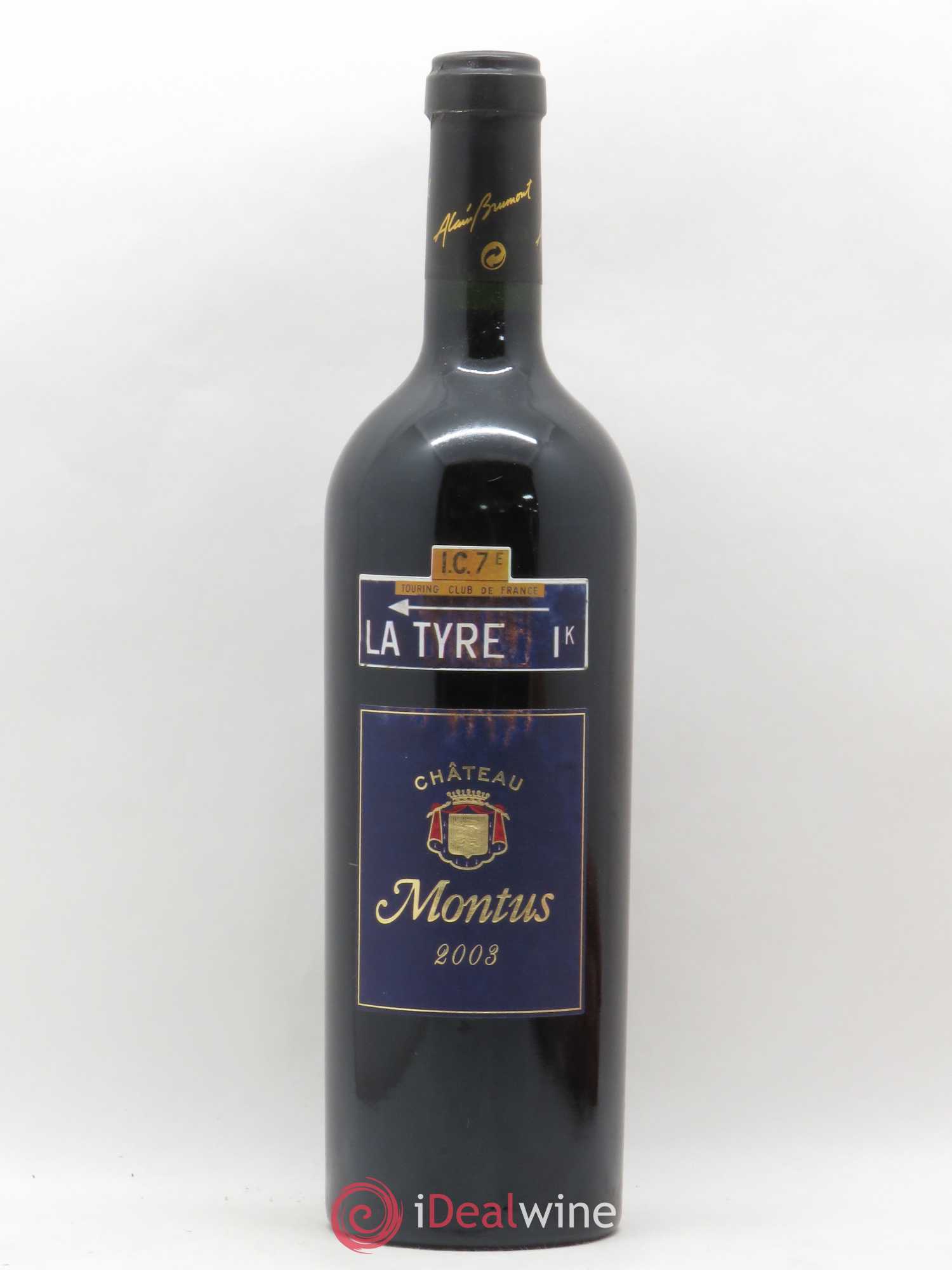 Madiran Château Montus-La Tyre Alain Brumont 2003 - Lot de 1 bouteille - 0