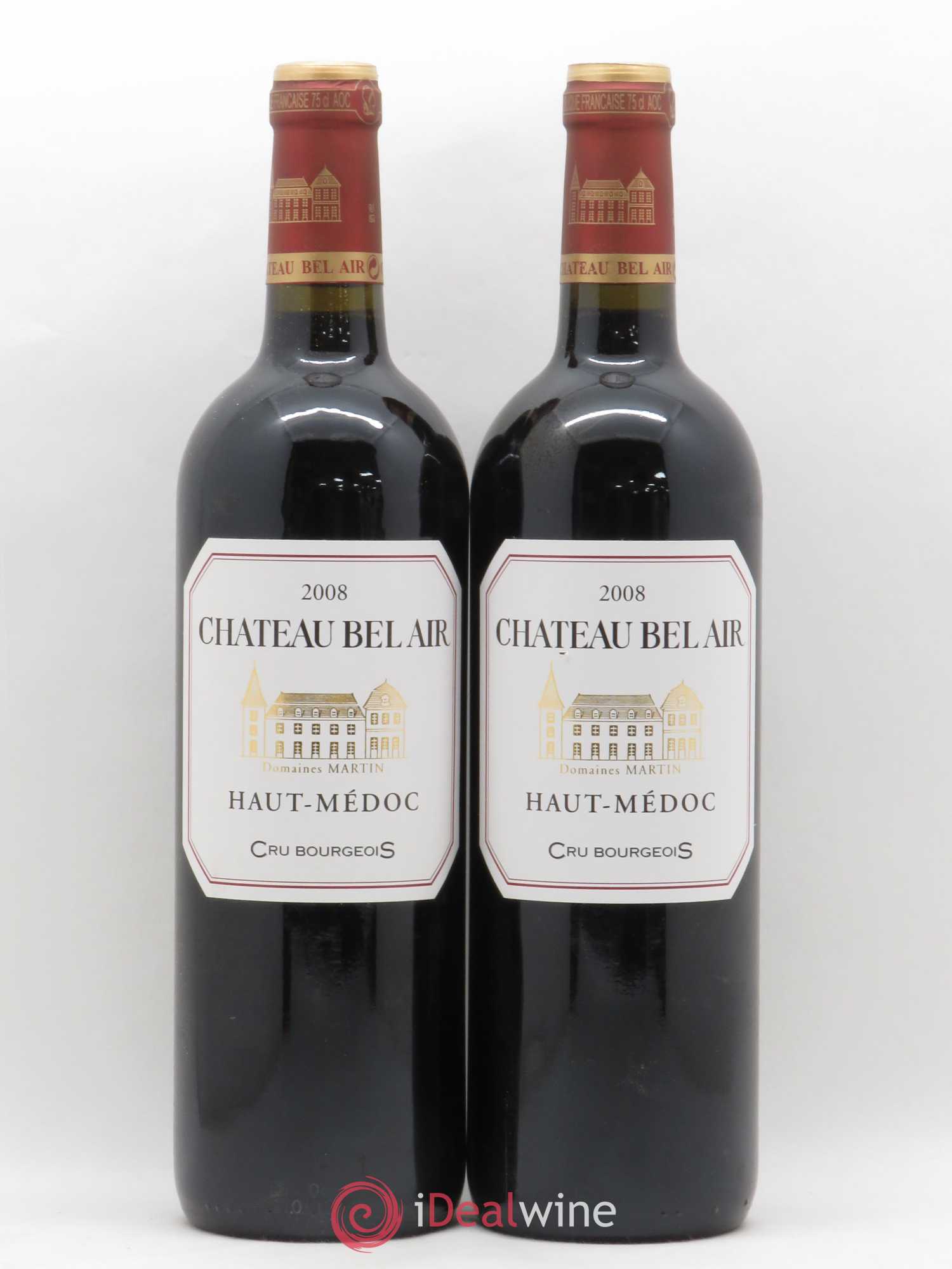 Château Bel Air 2008 - Lot de 2 bouteilles - 0