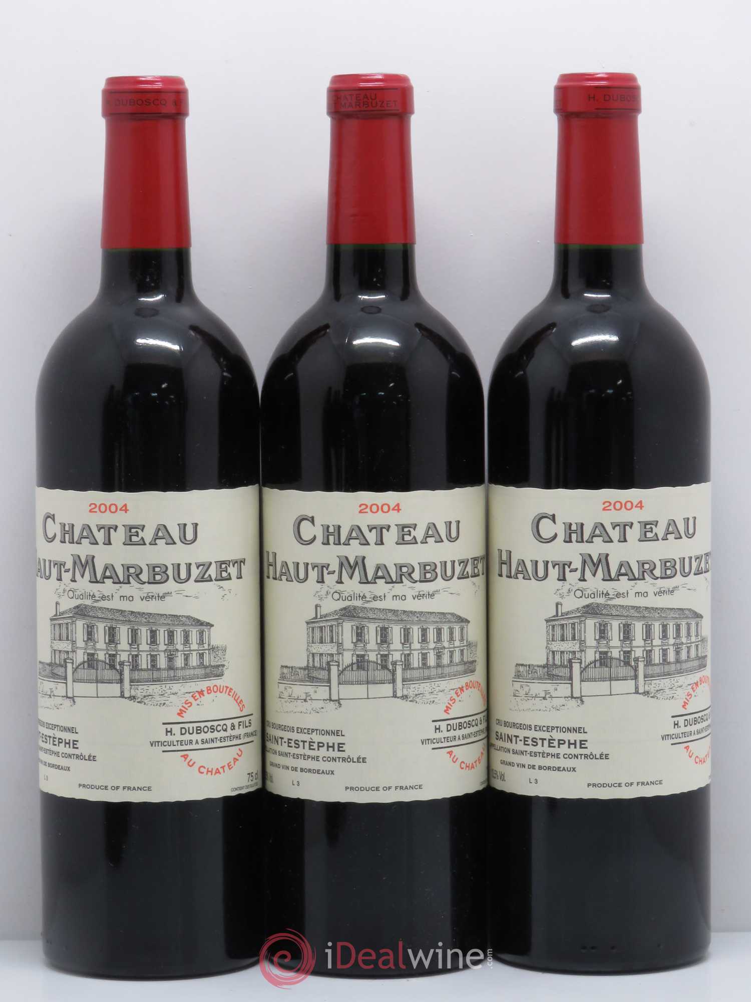 Château Haut Marbuzet 2004 - Lot de 6 bouteilles - 2