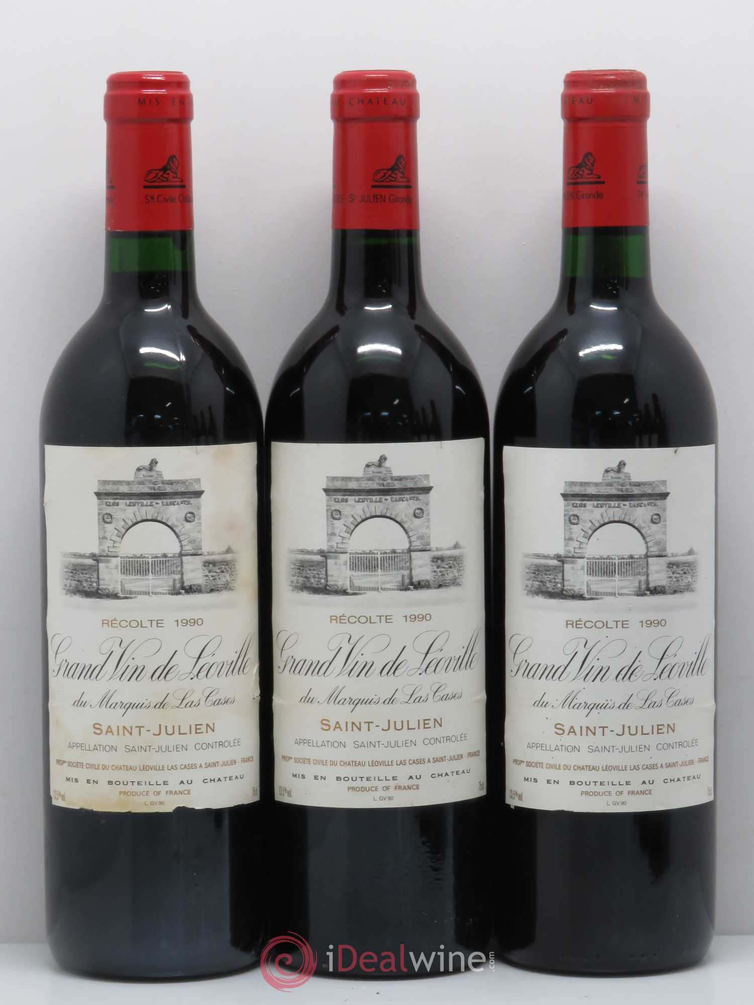 Château Léoville Las Cases 2ème Grand Cru Classé 1990 - Lot de 6 bouteilles - 2