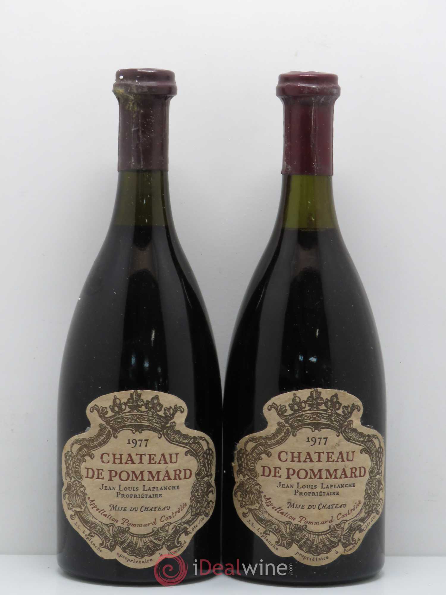 Pommard Château de Pommard 1977 - Lot de 2 bouteilles - 0
