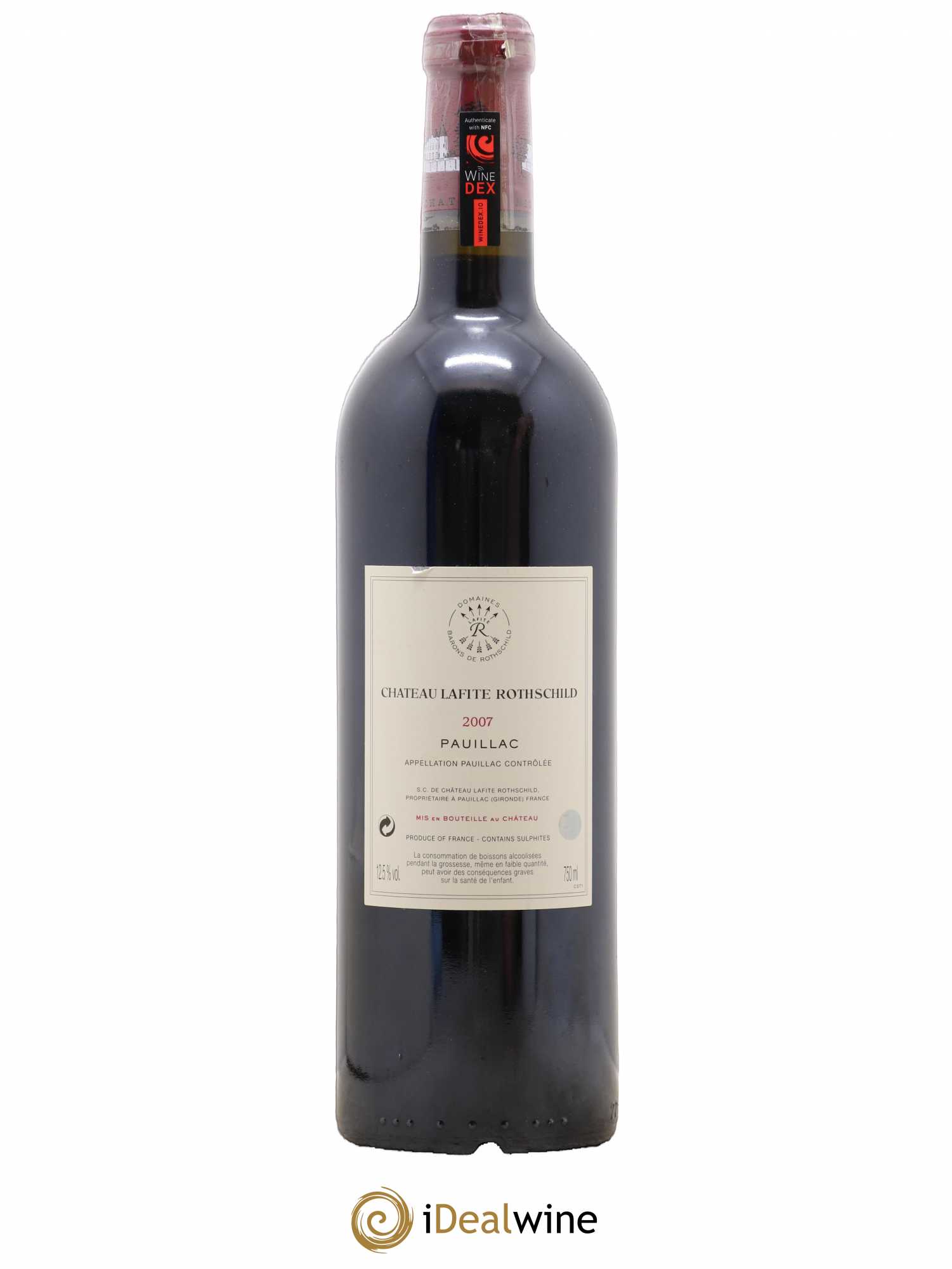 Château Lafite Rothschild 1er Grand Cru Classé 2007 - Lot de 1 bouteille - 1