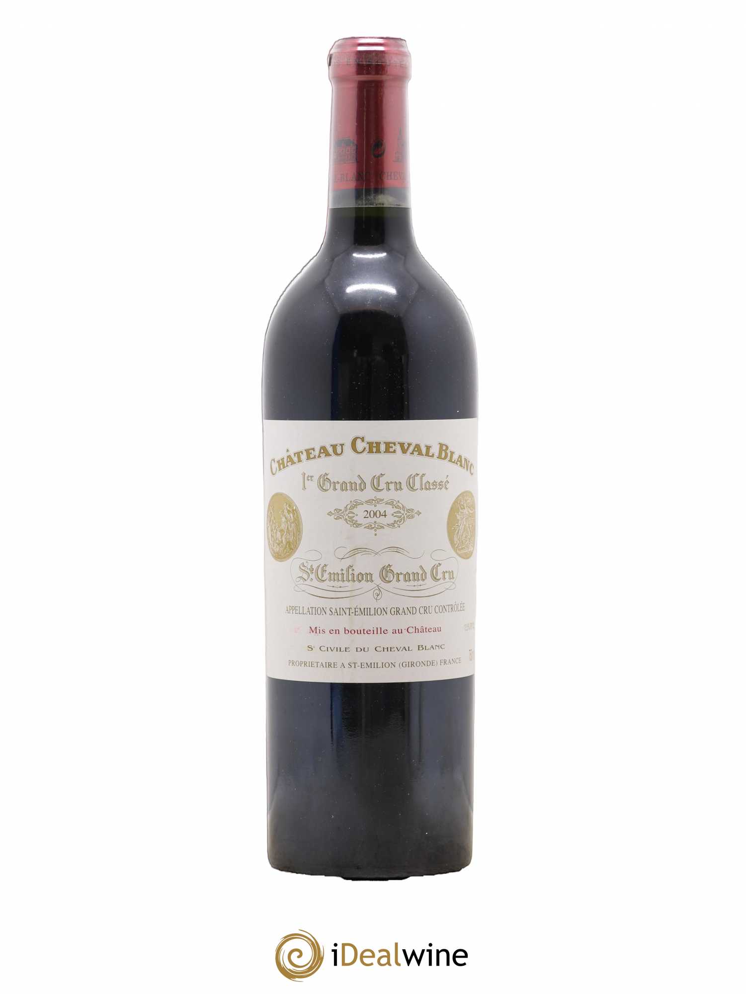 Château Cheval Blanc 1er Grand Cru Classé A 2004 - Lot de 1 bouteille - 0