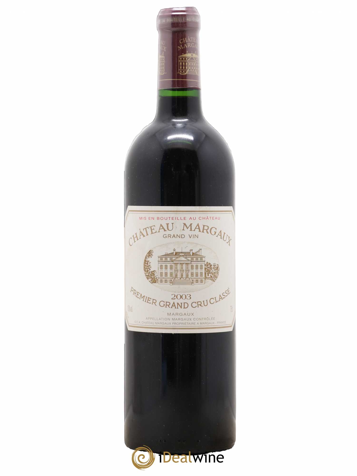 Château Margaux 1er Grand Cru Classé 2003 - Lot de 1 bouteille - 0