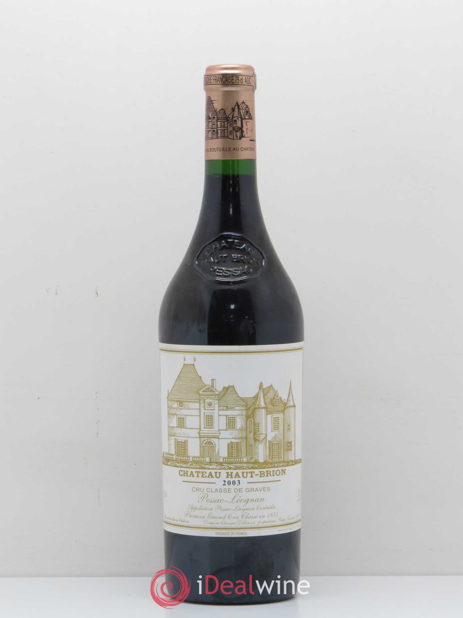 Château Haut Brion 1er Grand Cru Classé 2003 - Lot de 1 bouteille - 0
