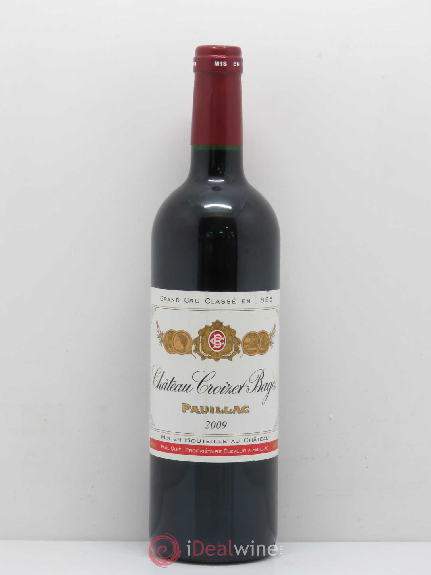 Château Croizet Bages 5ème Grand Cru Classé 2009 - Lot de 1 bouteille - 0