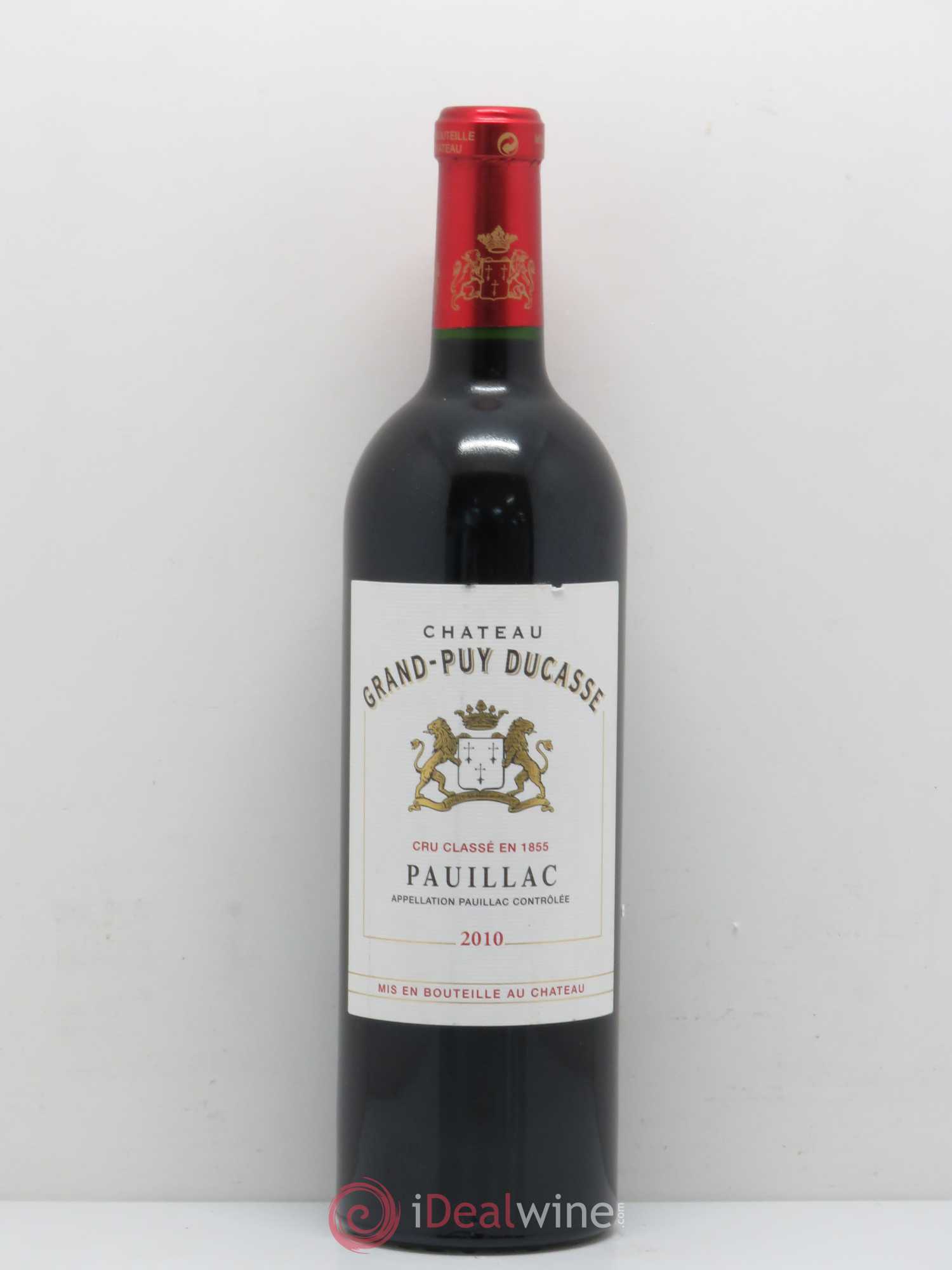 Château Grand Puy Ducasse 5ème Grand Cru Classé 2010 - Lot de 1 bouteille - 0