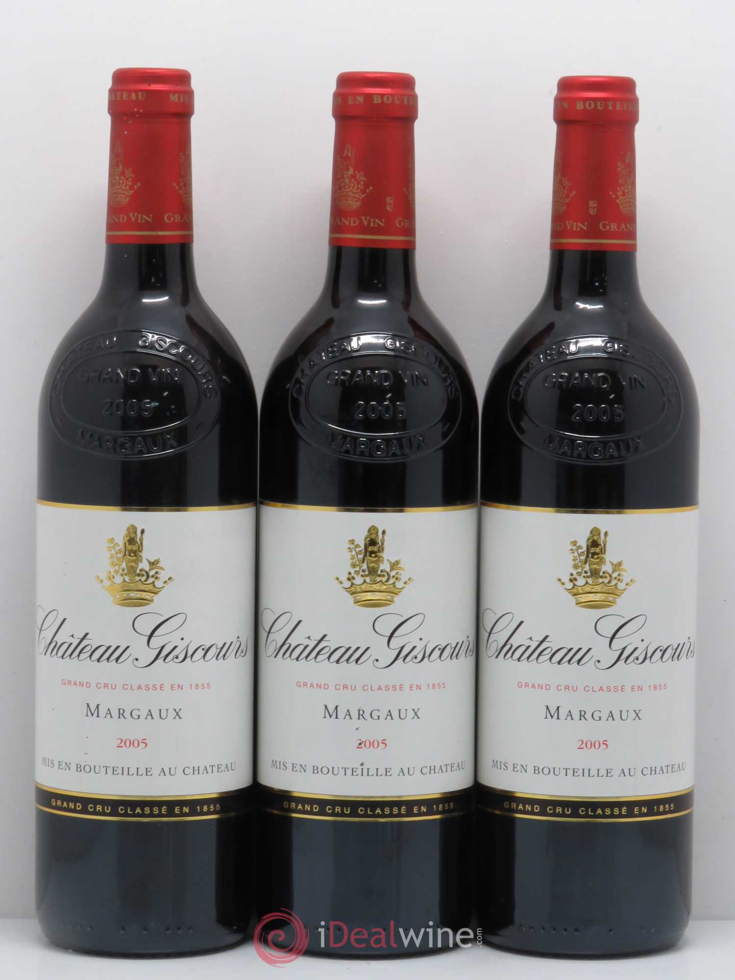 Château Giscours 3ème Grand Cru Classé 2005 - Lot de 3 bouteilles - 0