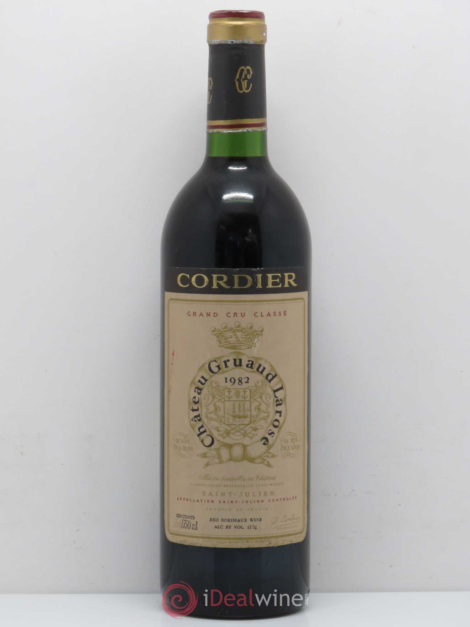 Château Gruaud Larose 2ème Grand Cru Classé 1982 - Lot de 1 bouteille - 0