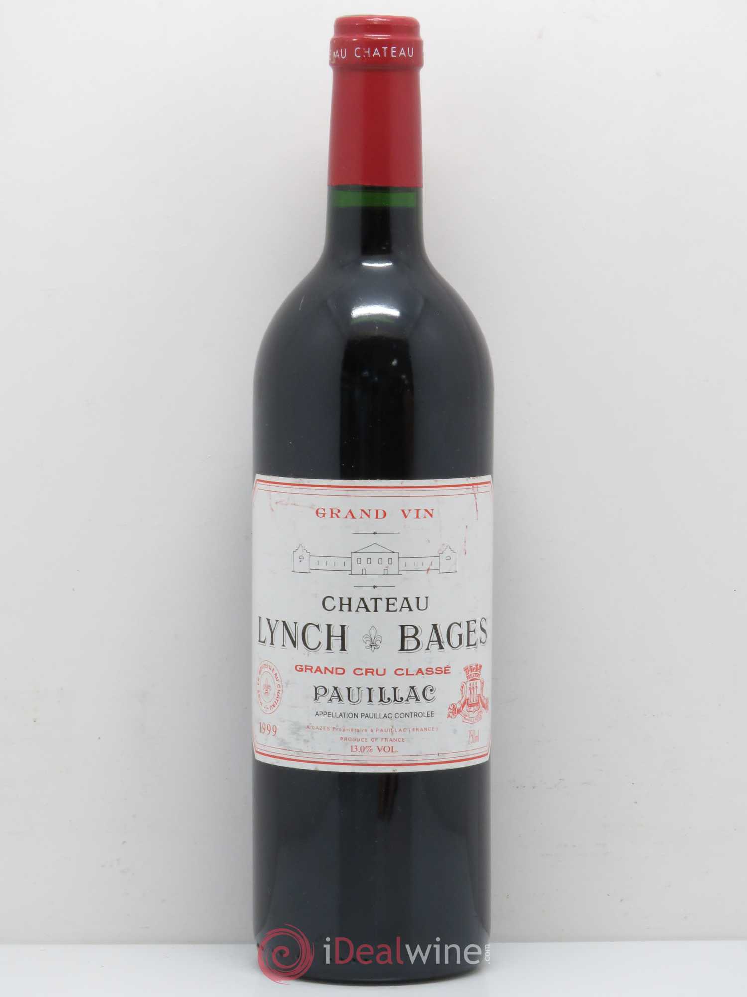 Château Lynch Bages 5ème Grand Cru Classé 1999 - Lot de 1 bouteille - 0