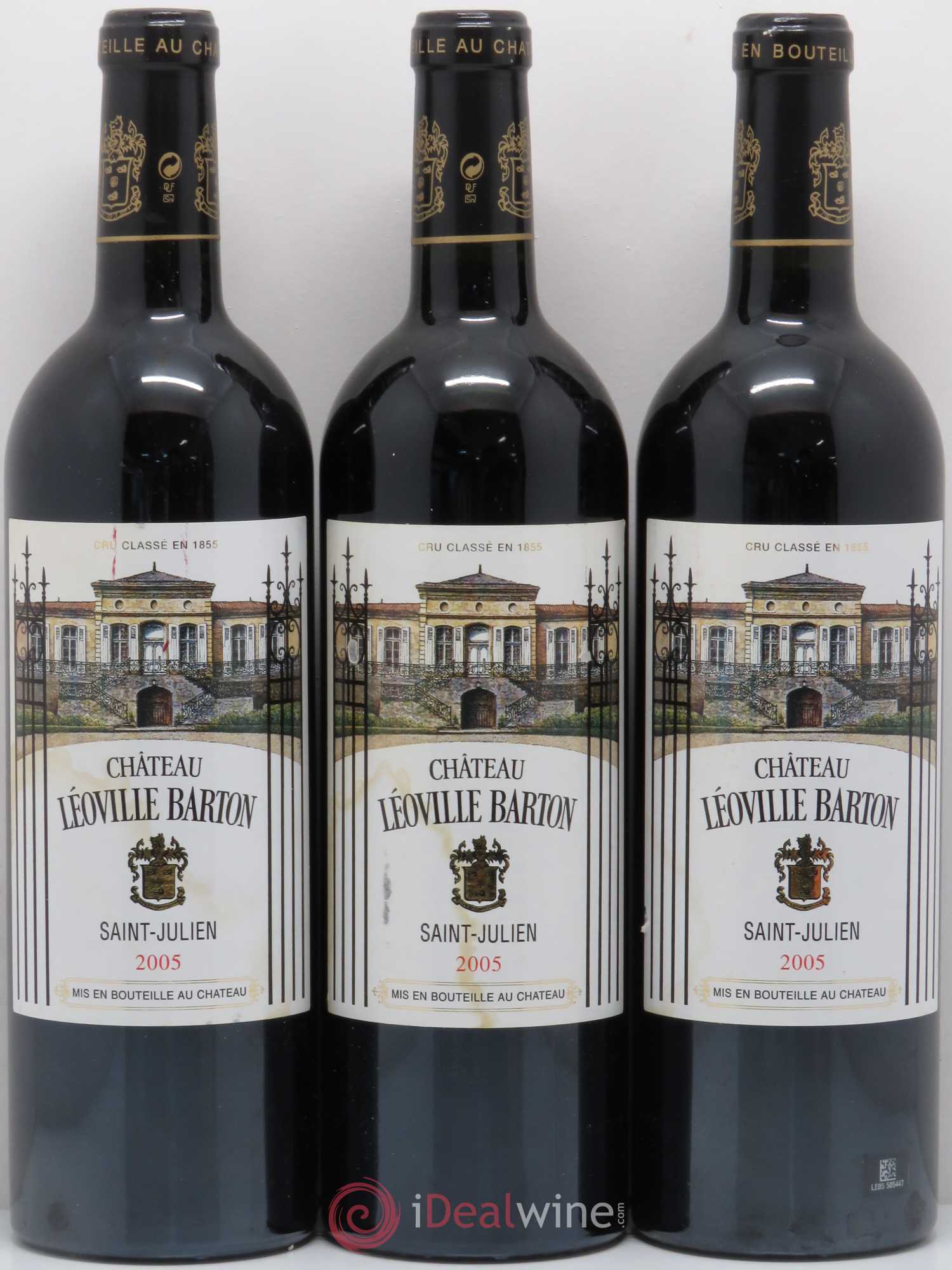 Château Léoville Barton 2ème Grand Cru Classé 2005 - Lot de 12 bouteilles - 3