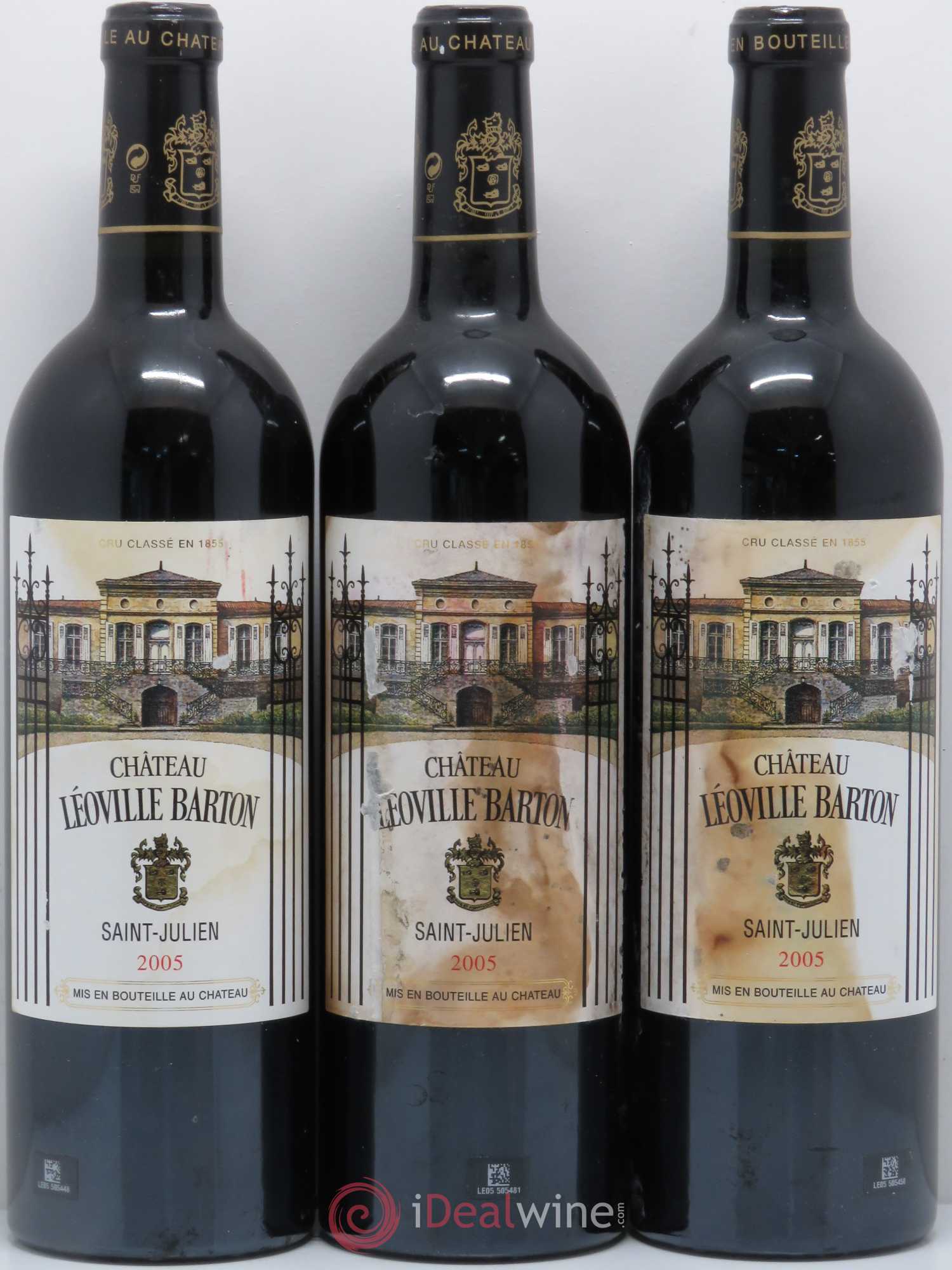 Château Léoville Barton 2ème Grand Cru Classé 2005 - Lot de 12 bouteilles - 4