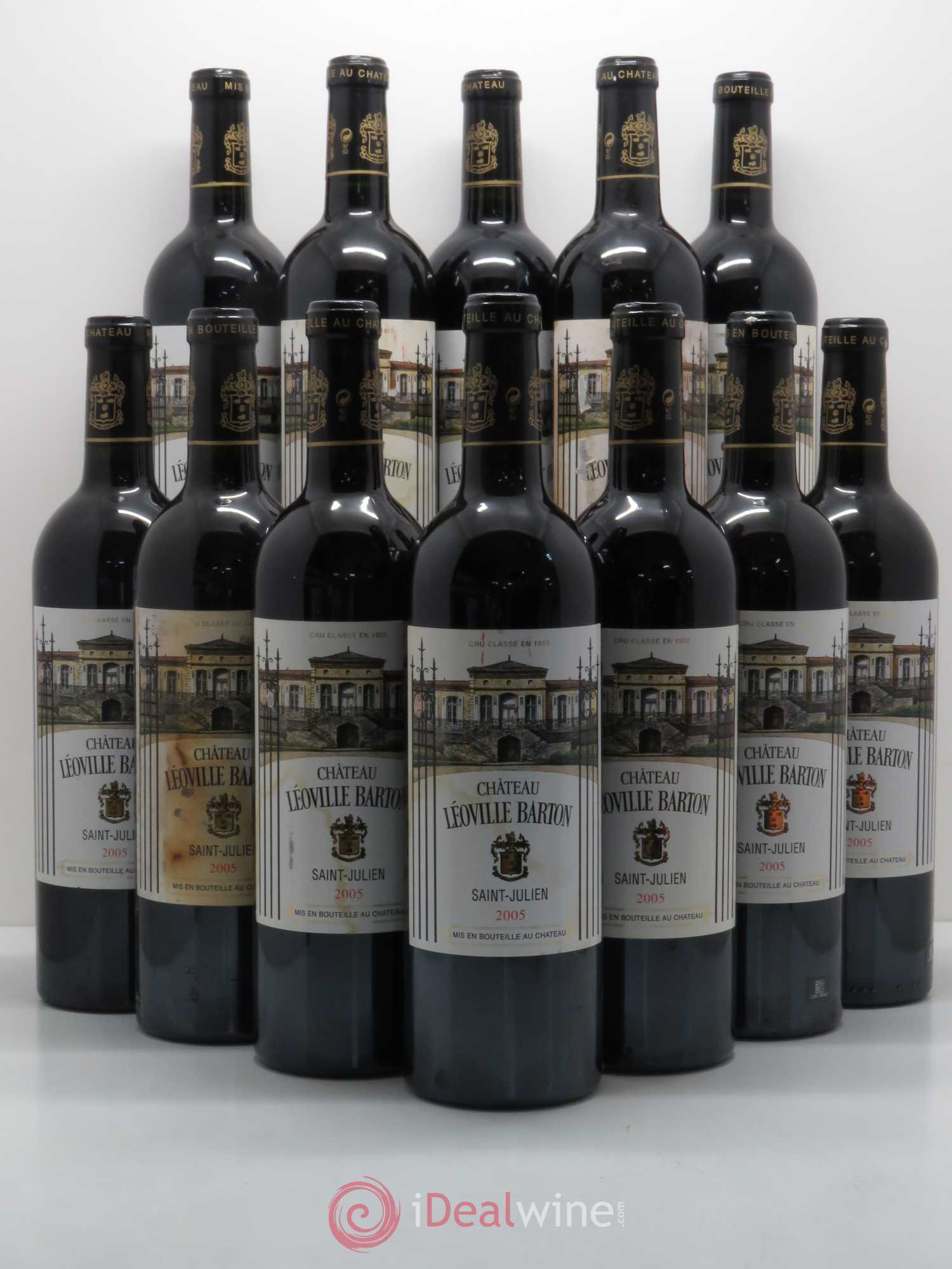 Château Léoville Barton 2ème Grand Cru Classé 2005 - Lot de 12 bouteilles - 0