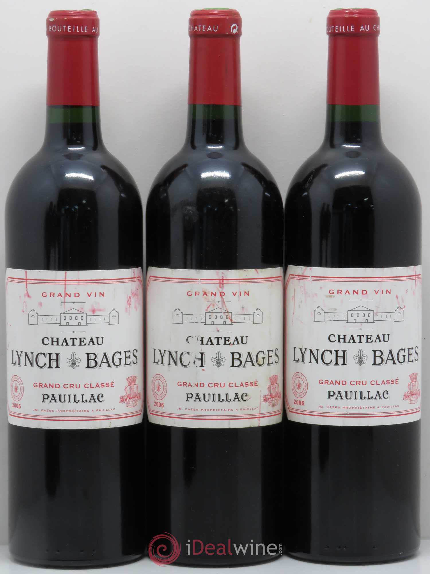 Château Lynch Bages 5ème Grand Cru Classé 2006 - Lot de 5 bouteilles - 1