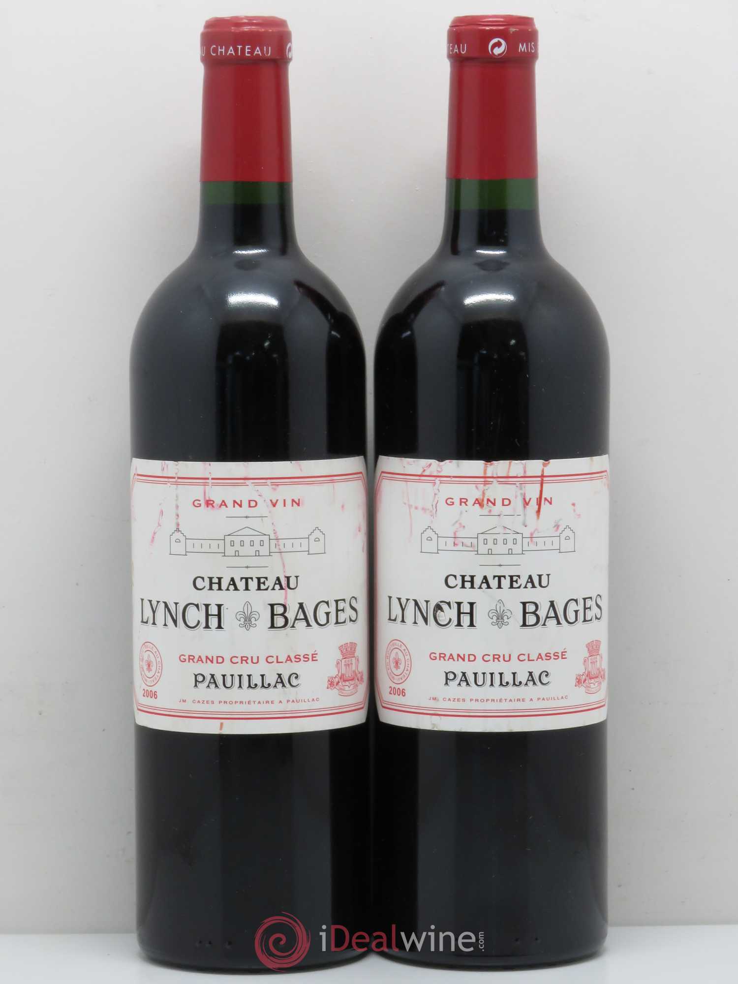 Château Lynch Bages 5ème Grand Cru Classé 2006 - Lot de 5 bouteilles - 2
