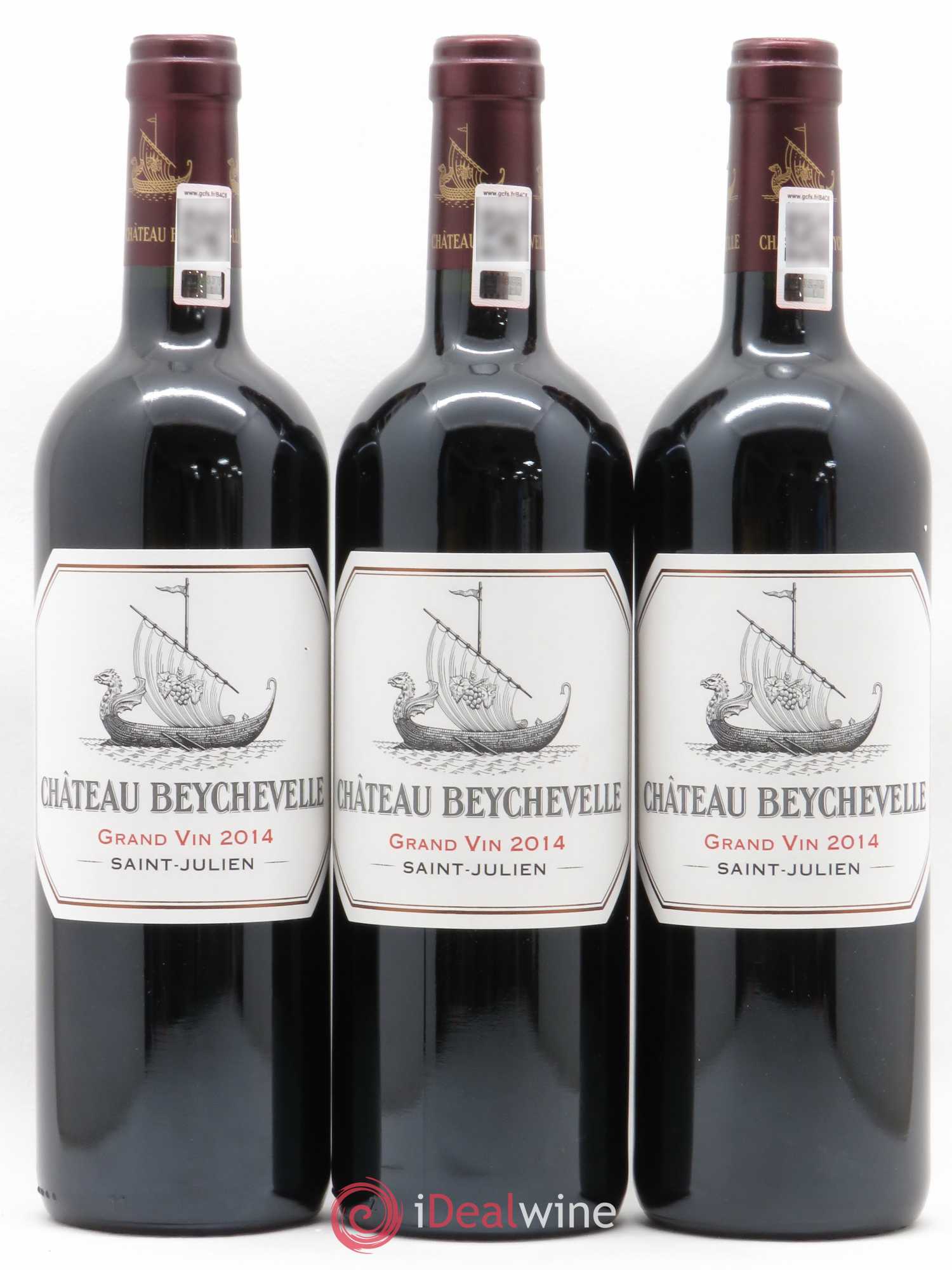 Château Beychevelle 4ème Grand Cru Classé 2014 - Lot de 3 bouteilles - 0