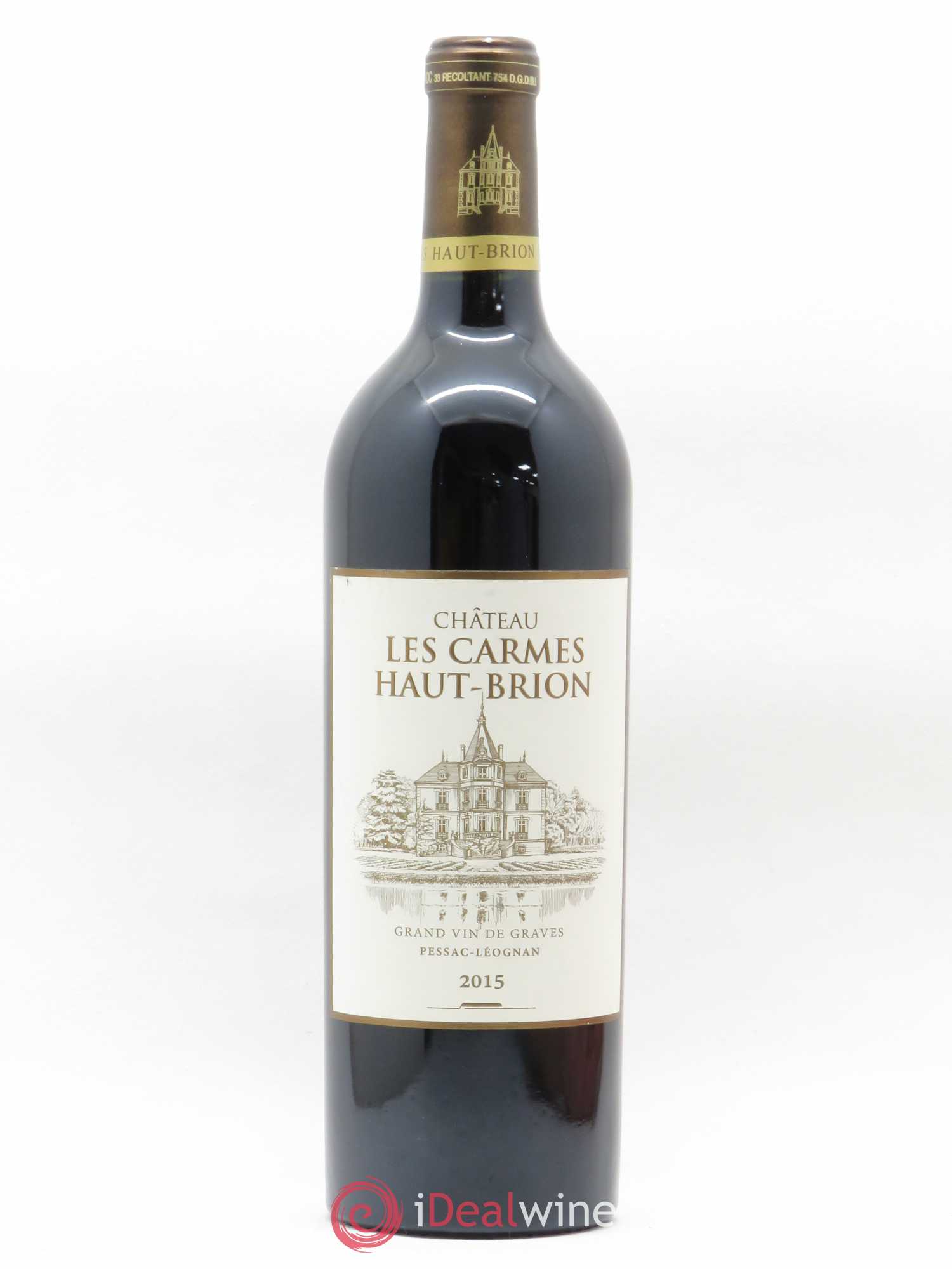 Château Les Carmes Haut-Brion 2015 - Lot de 1 bouteille - 0