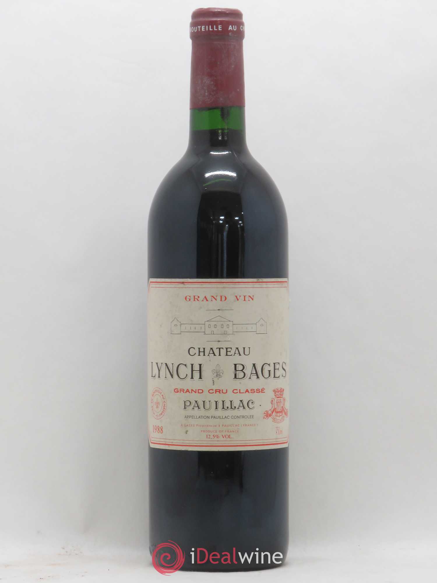 Château Lynch Bages 5ème Grand Cru Classé 1988 - Lot de 1 bouteille - 0
