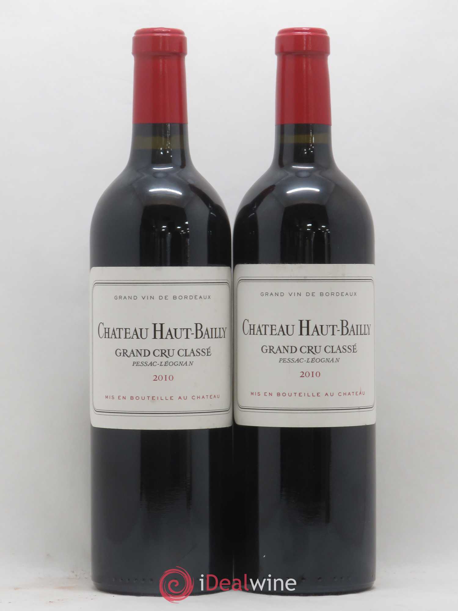 Château Haut-Bailly Cru Classé de Graves 2010 - Lot de 2 bouteilles - 0