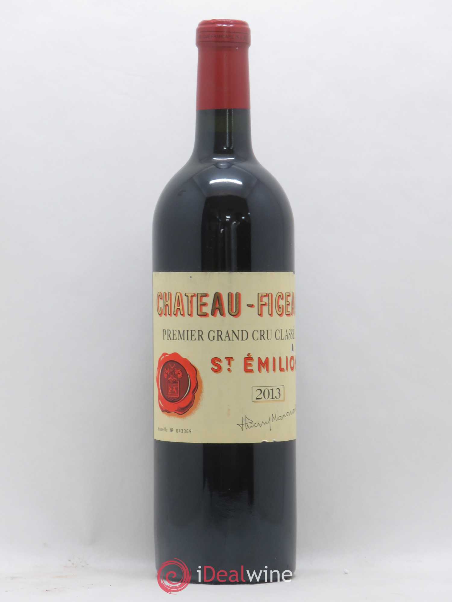 Château Figeac 1er Grand Cru Classé A 2013 - Lot de 1 bouteille - 0