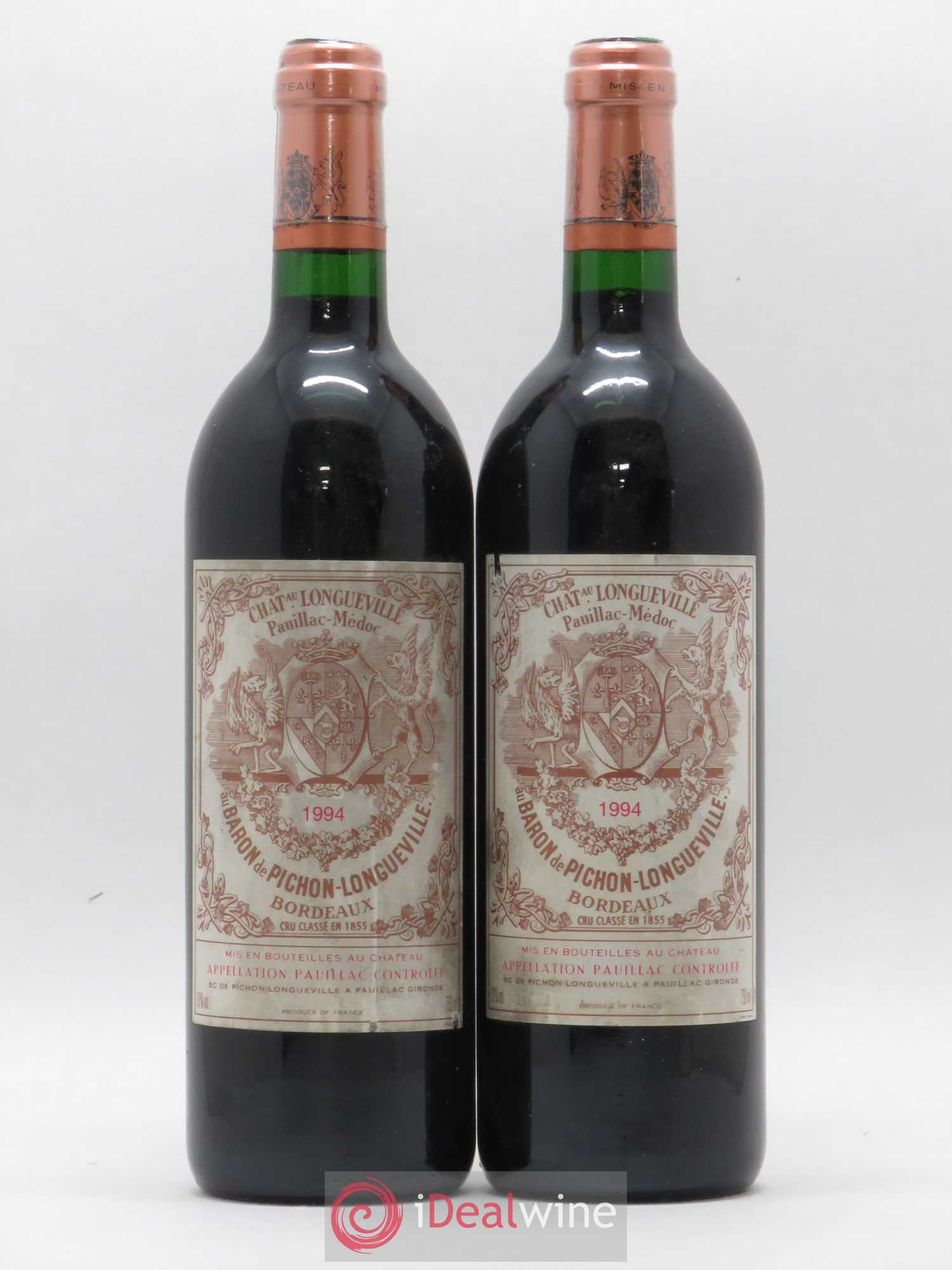 Pichon Longueville Baron 2ème Grand Cru Classé 1994 - Lot de 2 bouteilles - 0