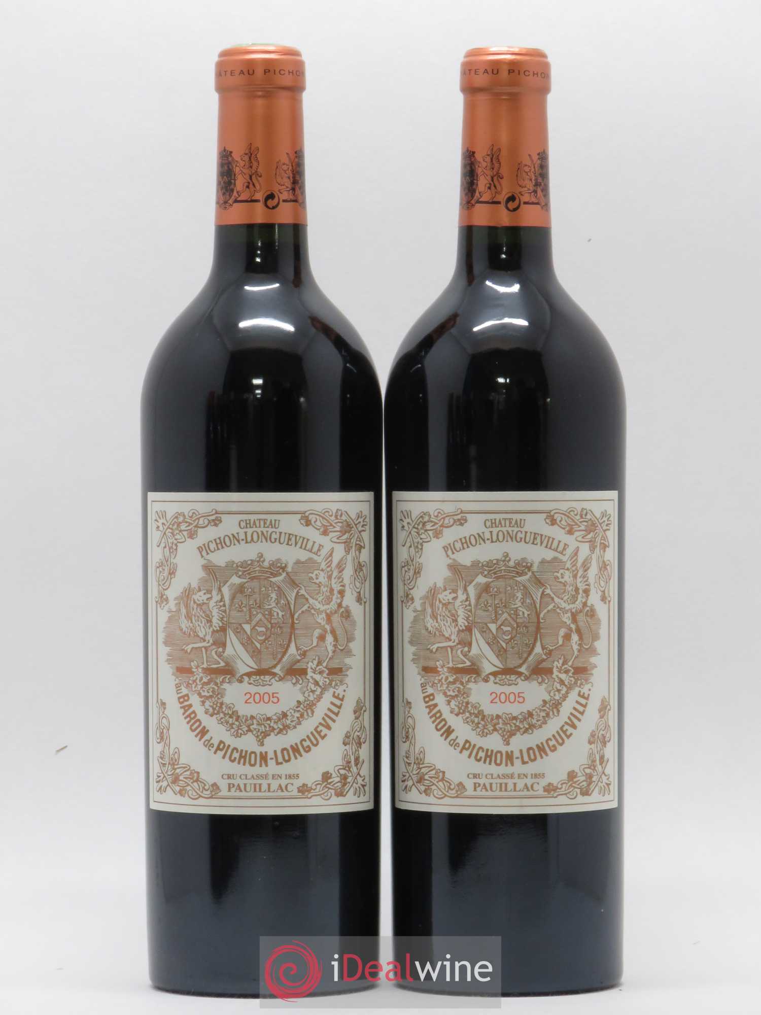 Pichon Longueville Baron 2ème Grand Cru Classé 2005 - Lot de 2 bouteilles - 0