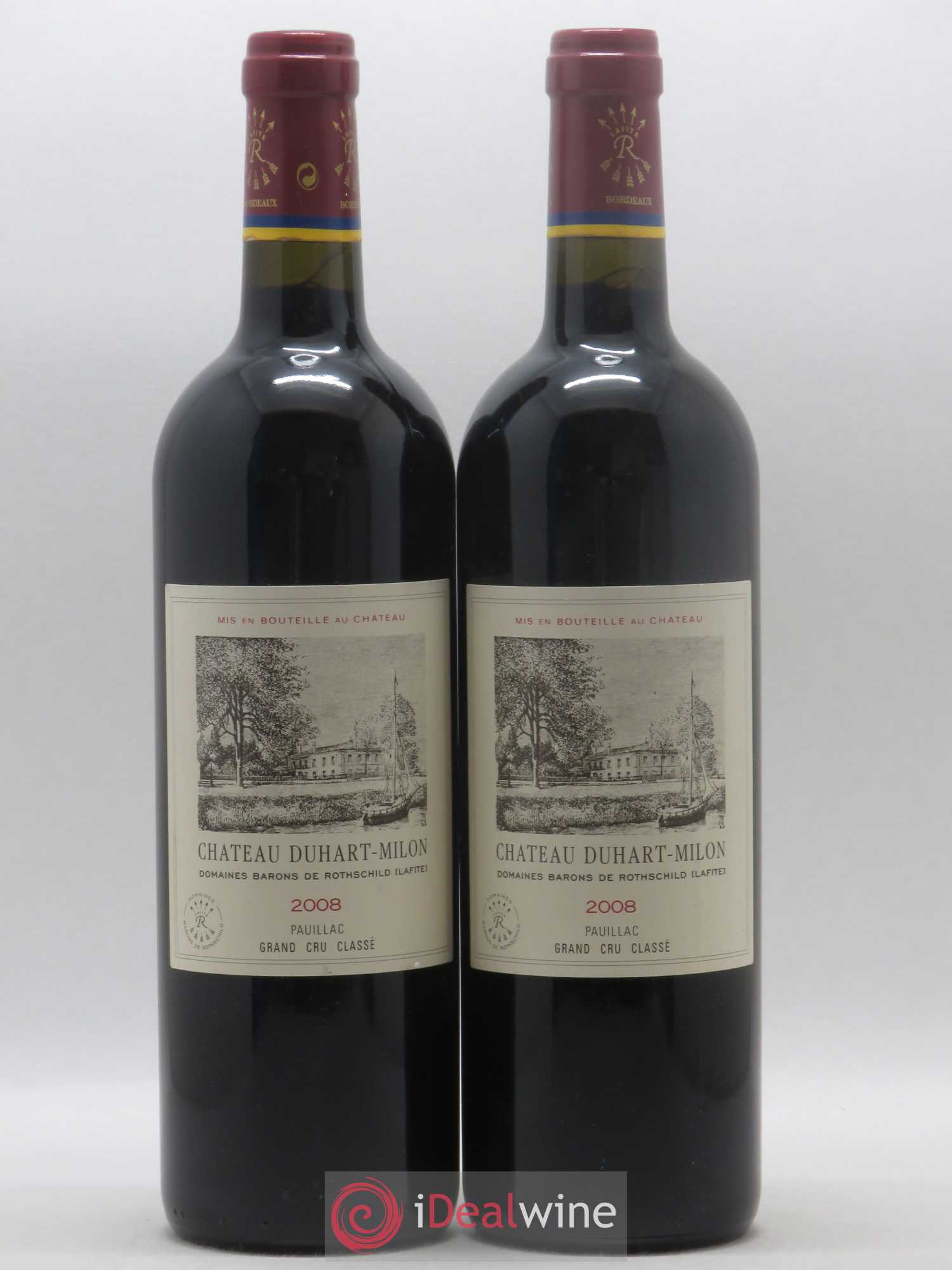 Château Duhart-Milon 4ème Grand Cru Classé 2008 - Lot de 2 bouteilles - 0